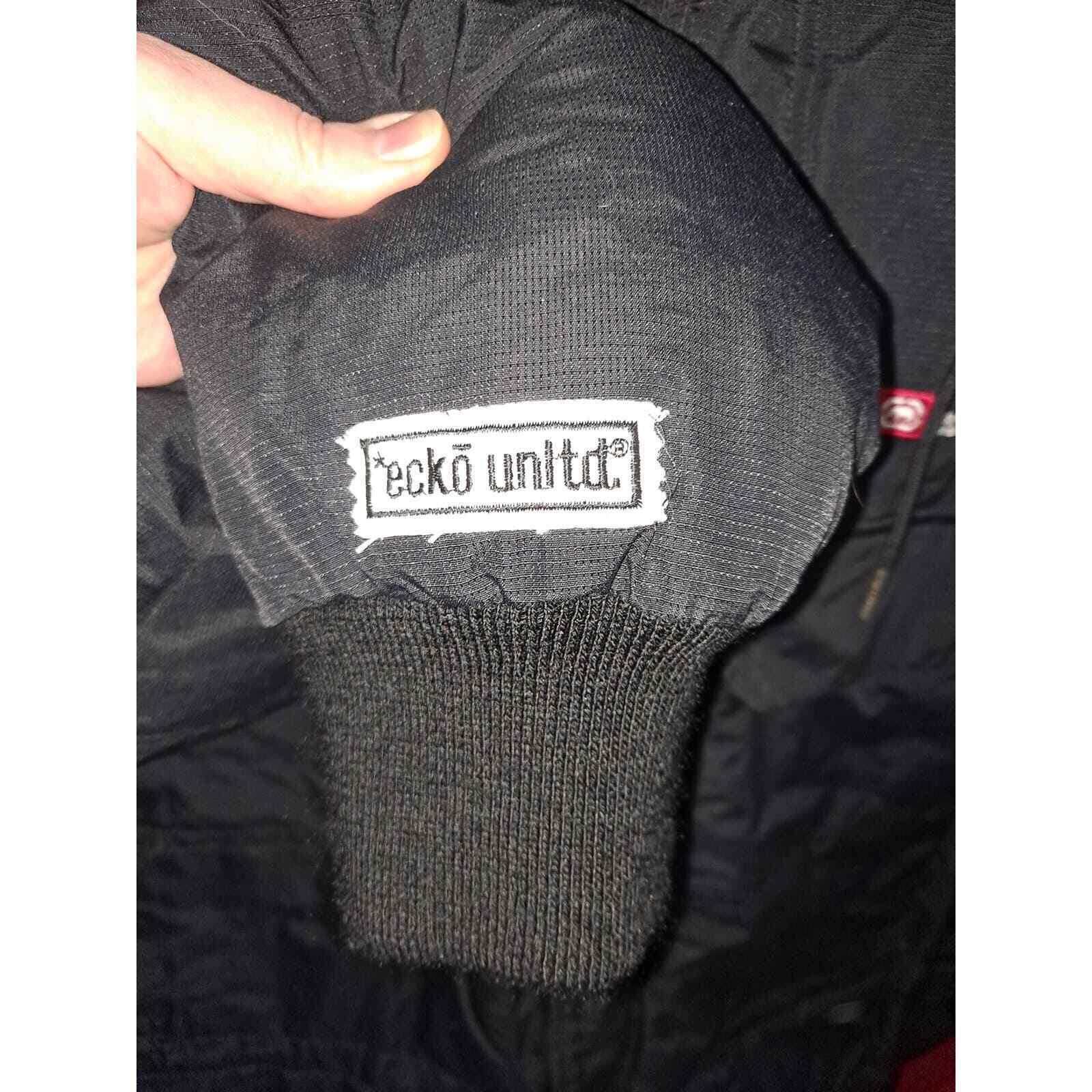 Other Ecko Unltd Red Long Black Puffer Coat With Faux Fur Hood Siz Size US L / EU 52-54 / 3 - 2 Thumbnail