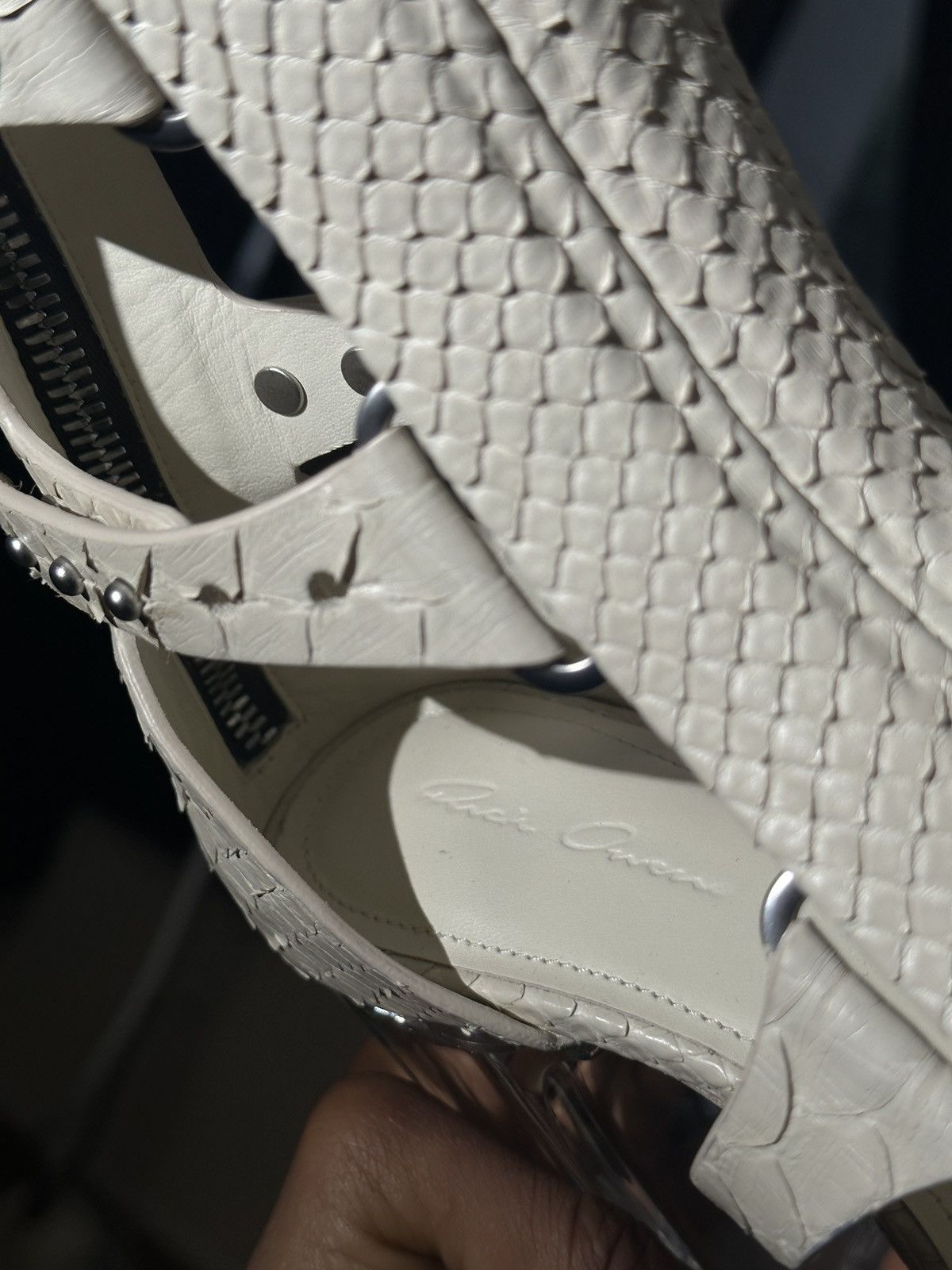 Rick Owens $3,000 Python Spartan Gladiator heel Size US 6 / IT 36 - 9 Thumbnail