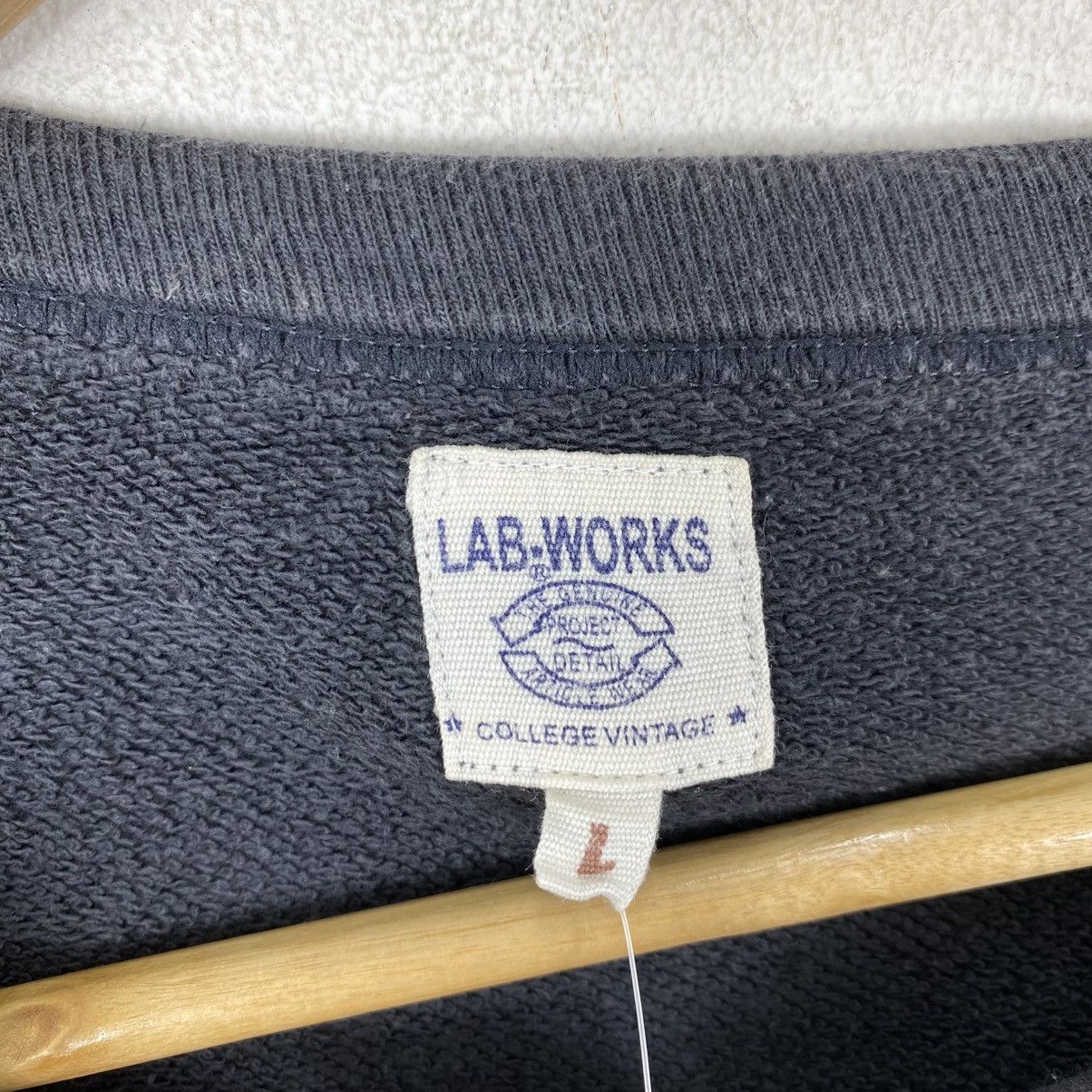 Japanese Brand Lab Works Vintage Lindley NY Ath Dept Sweatshirt Navy L Size US L / EU 52-54 / 3 - 4 Thumbnail
