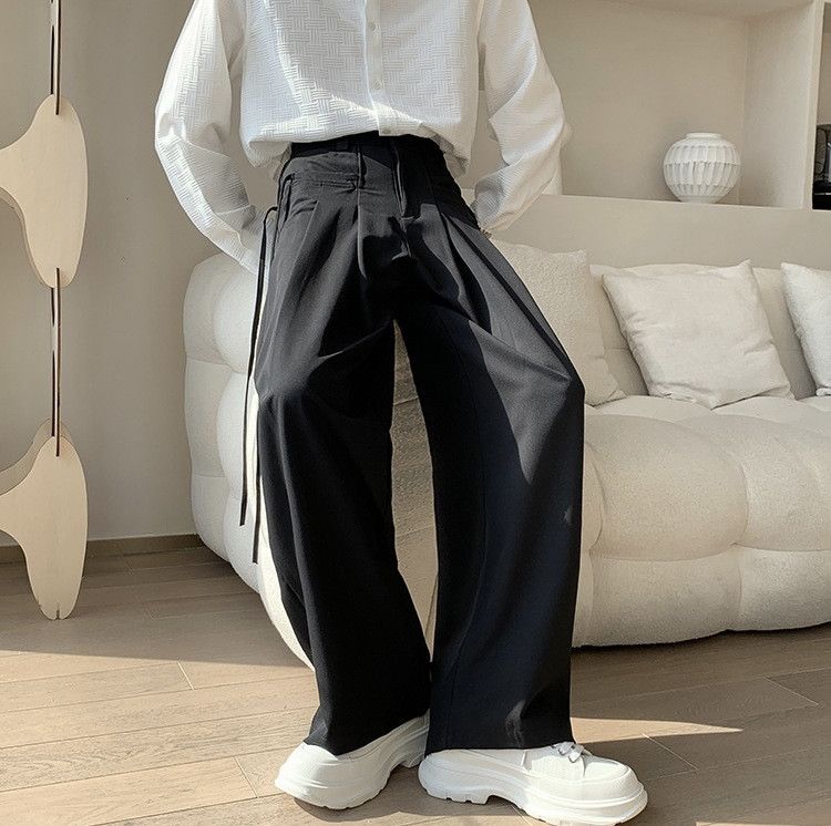 Japanese Brand Straight Baggy Loose Fit Trousers Casual Pants y2k Size US 30 / EU 46 - 5 Thumbnail