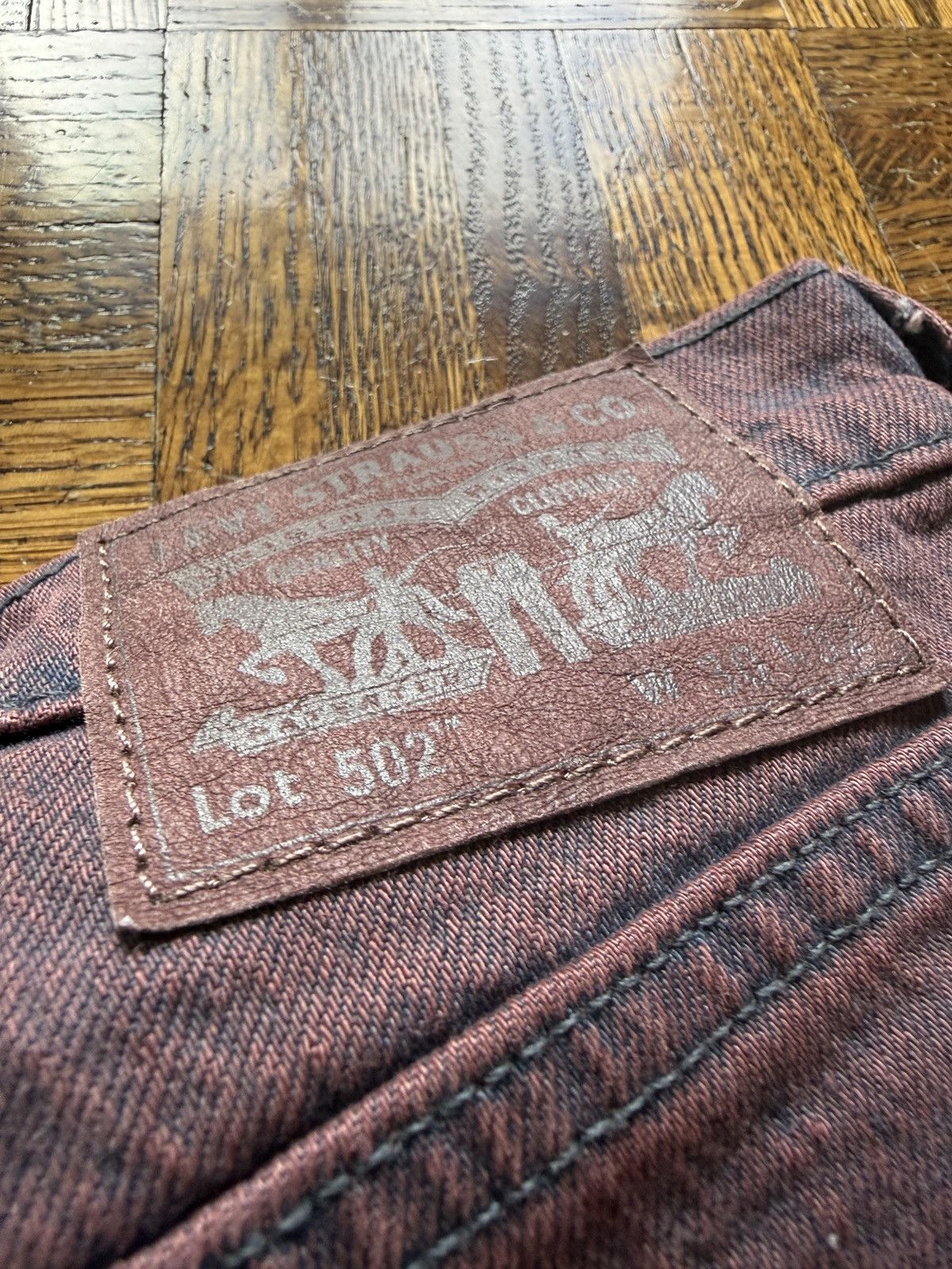 Vintage Vintage Y2K Levi's 502 Overdyed Denim Jeans Size US 30 / EU 46 - 8 Thumbnail