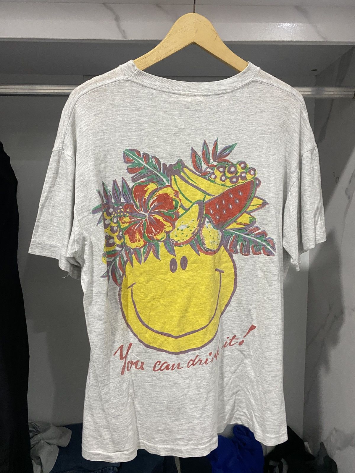 Vintage Vintage Fruit Smile You Can Drink It! Shirt Size US M / EU 48-50 / 2 - 1 Thumbnail