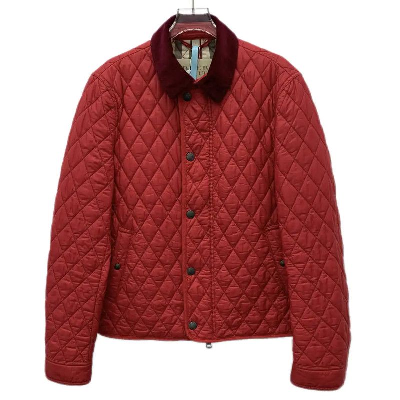 Burberry Burberry Red Quilted Nylon Jacket for Men Size US S / EU 44-46 / 1 - 1 Thumbnail