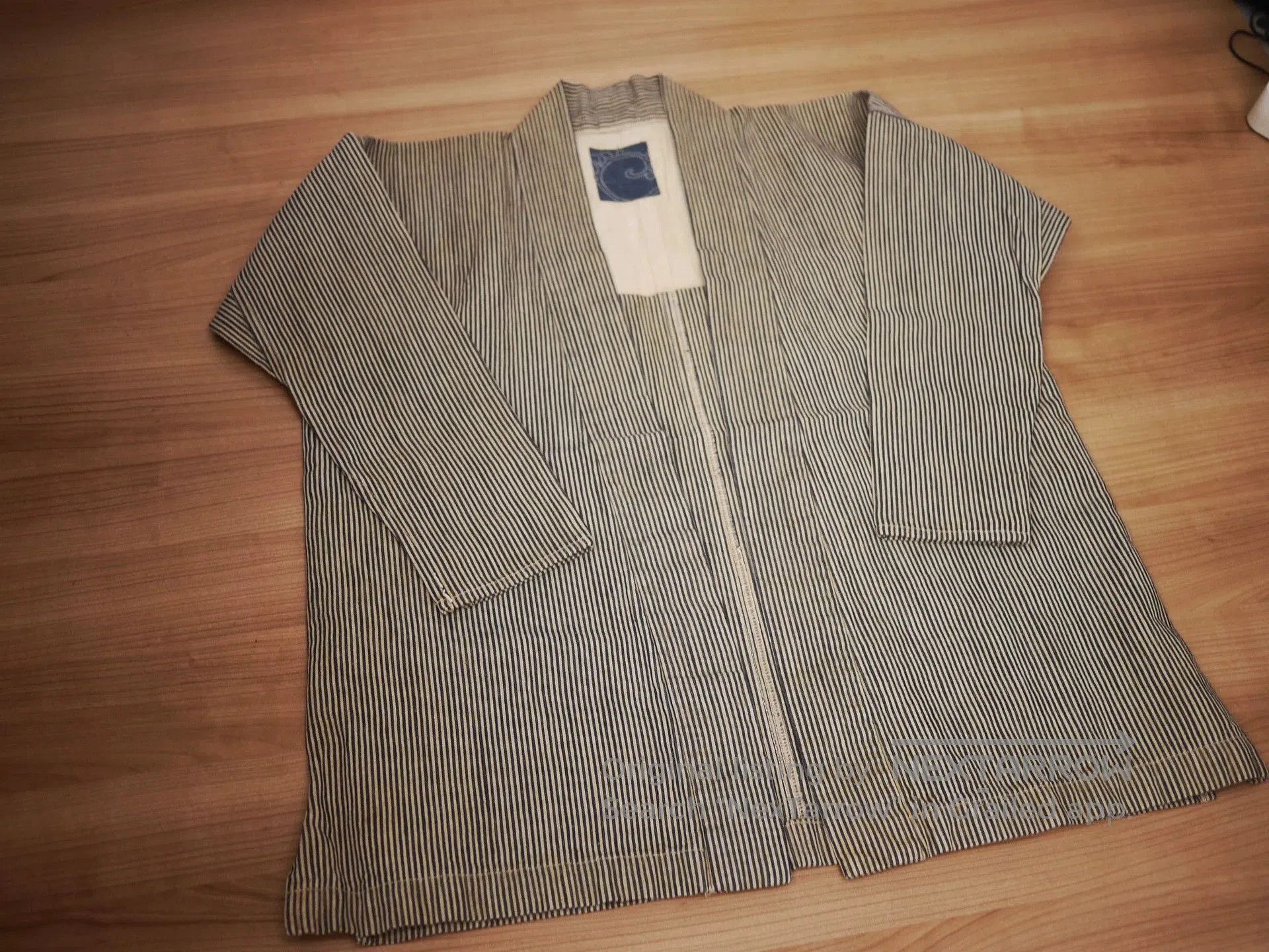 Visvim Blue Striped Long Sleeve Button-Up Shirt. Size US M / EU 48-50 / 2 - 2 Thumbnail