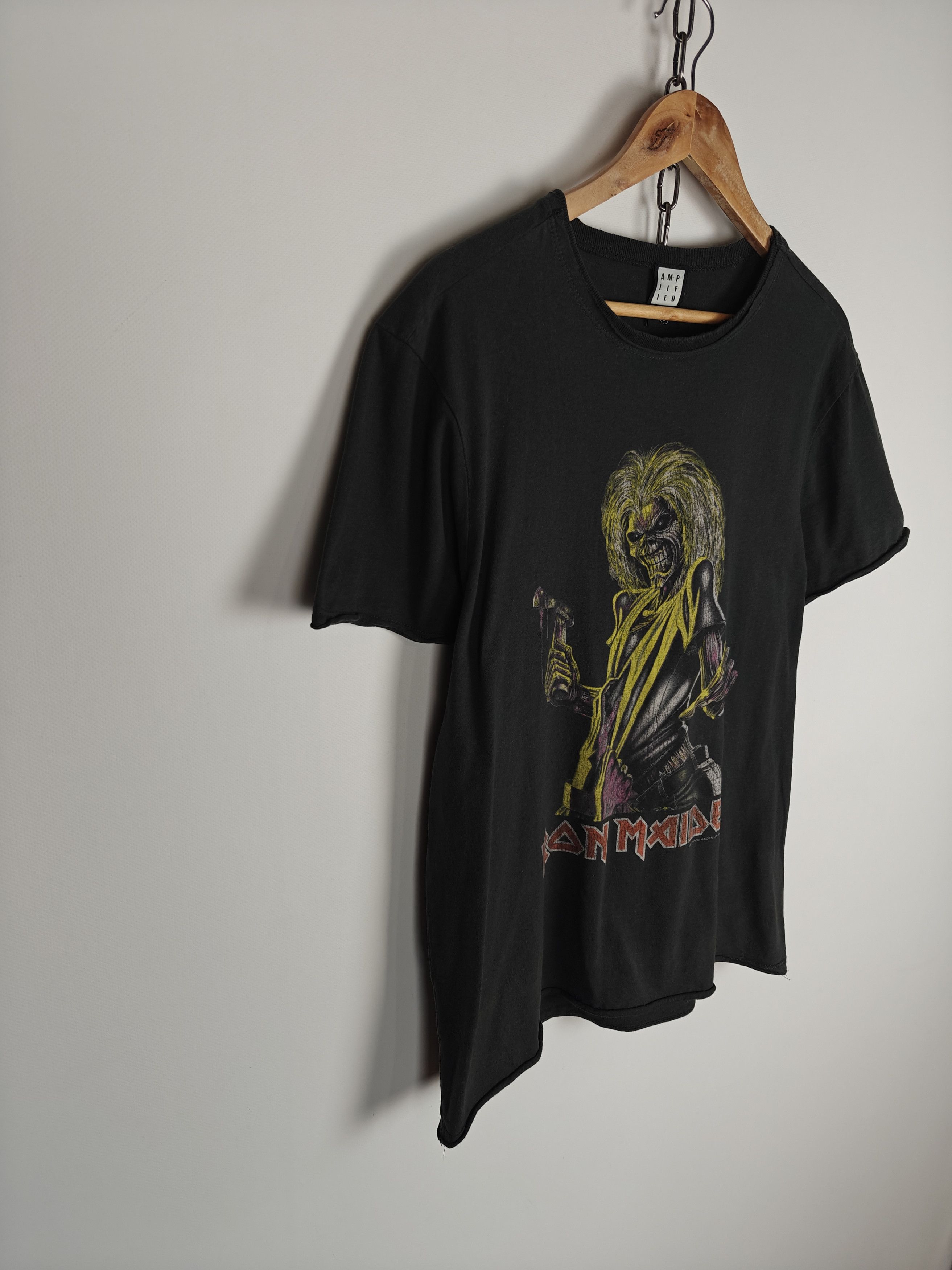 Iron Maiden Amplified Iron Maiden T-Shirt 2017 Tee Gray size L Size US L / EU 52-54 / 3 - 6 Thumbnail