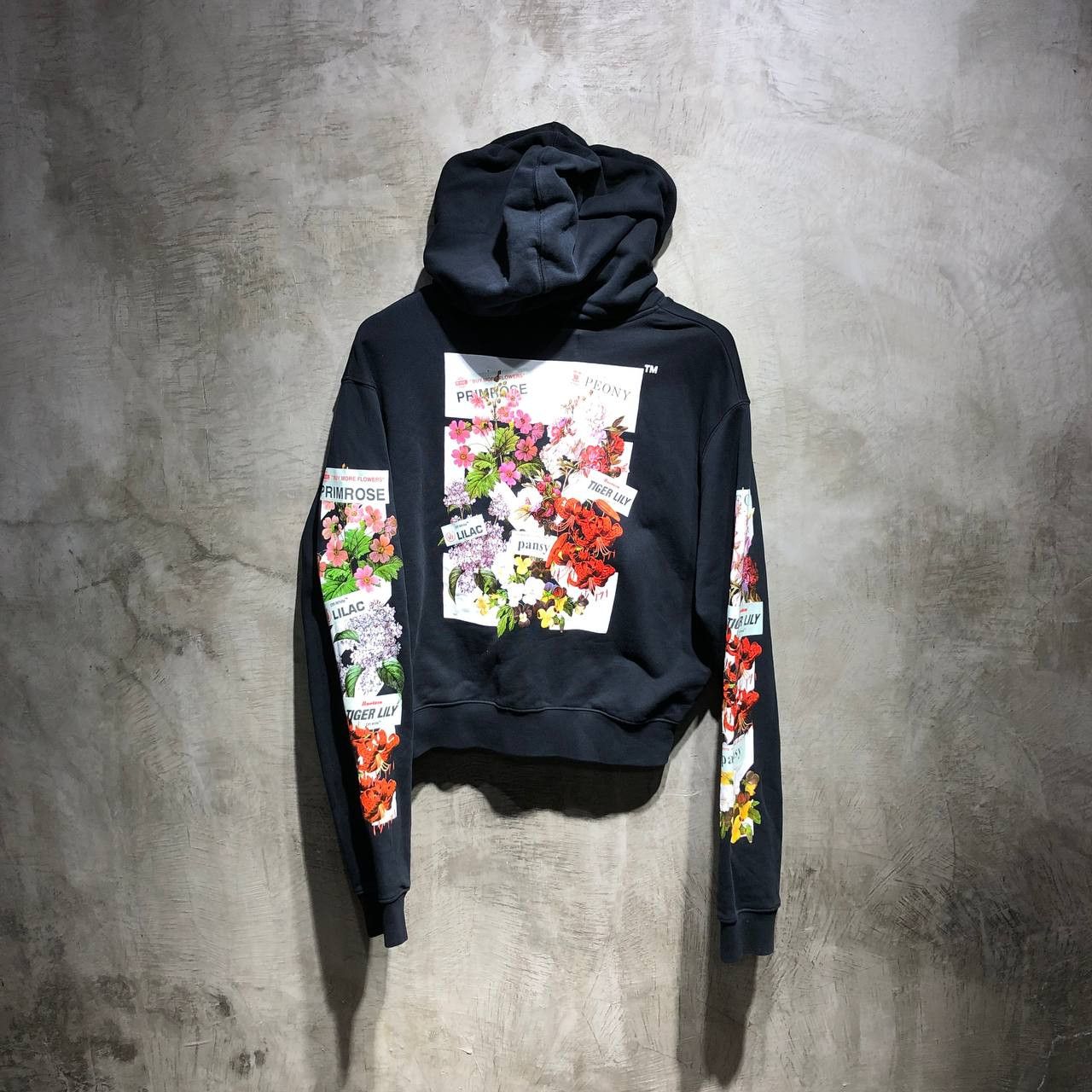 Off White Off white Flower shop hoodie Grailed