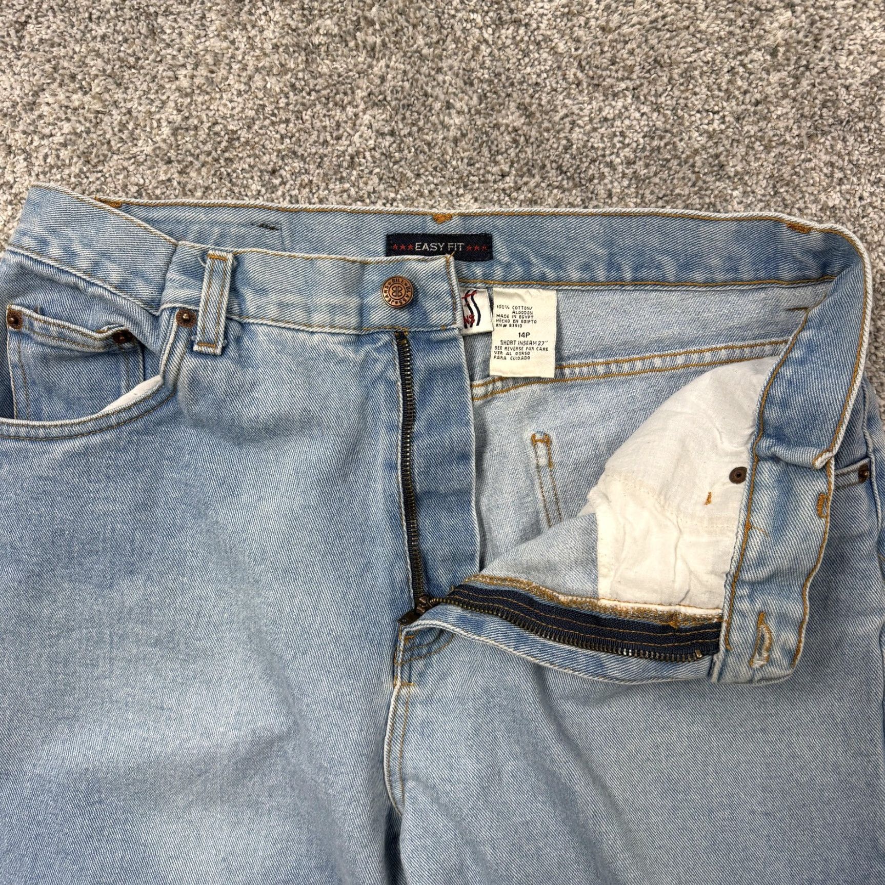 Bill Blass VINTAGE Bill Blass Jeans Womens 14P 32x25 Blue High Rise Relaxed Mom Denim Size 36" / US 14 / IT 50 - 6 Thumbnail