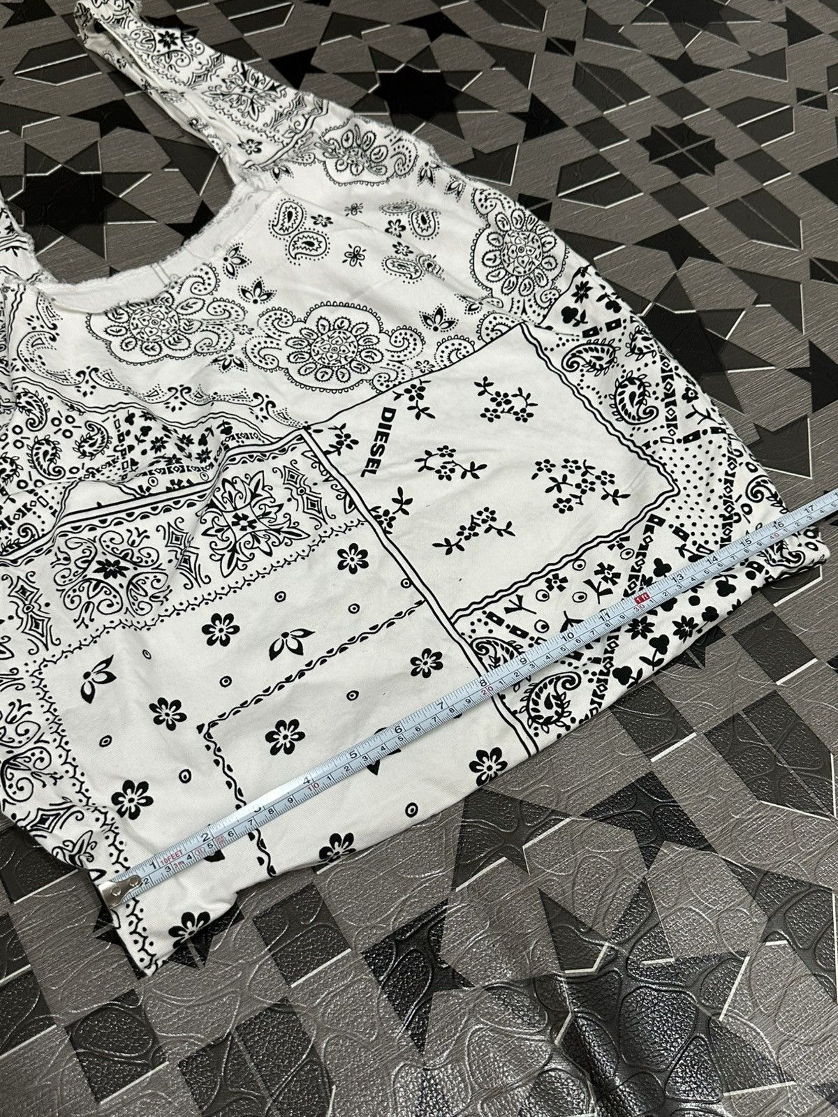 Diesel Diesel Paisley Design Eco Tote Bag Size ONE SIZE - 2 Thumbnail