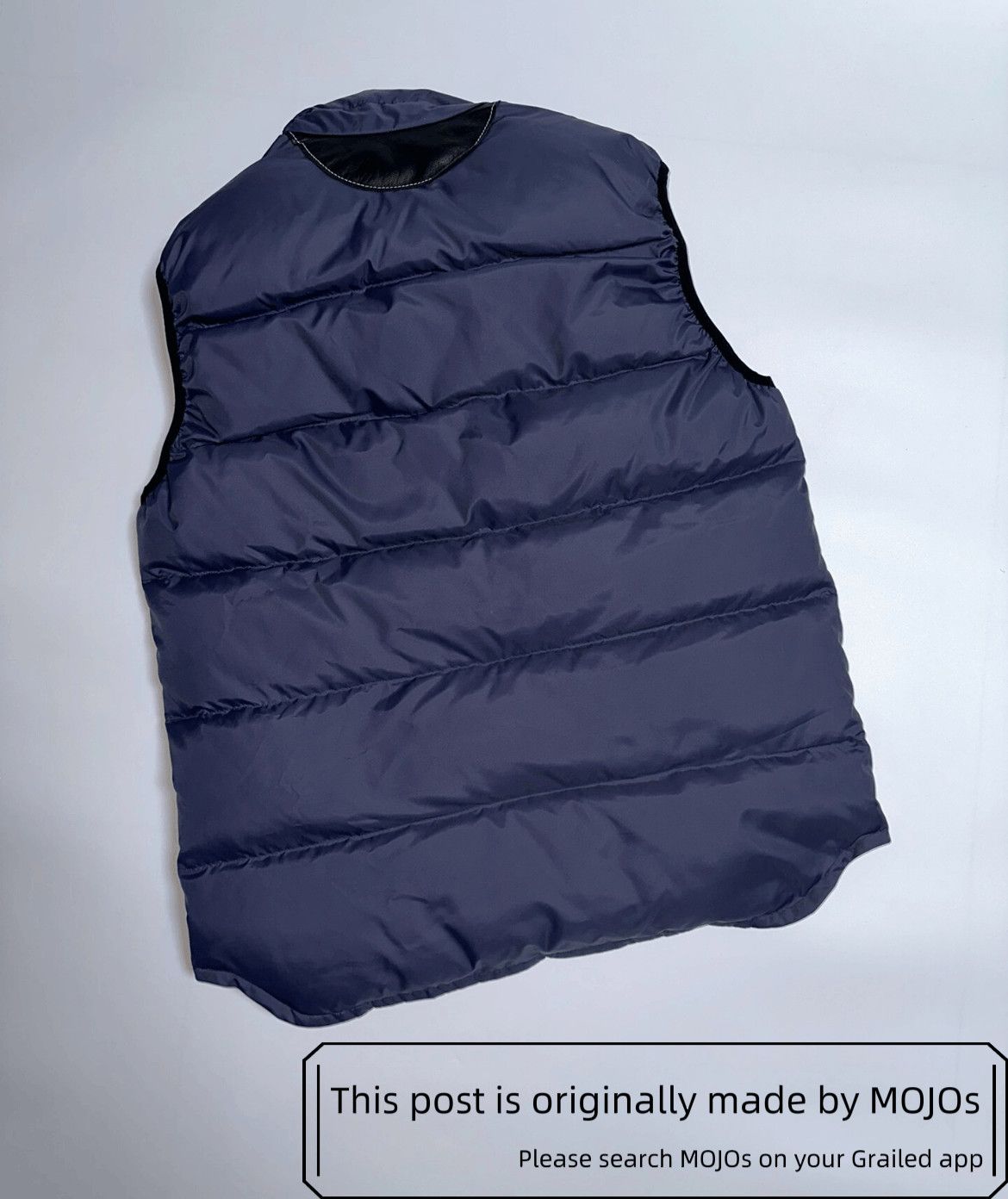 Undercover Sz 2 Undercover Instant Calm Leather Patch Puffer Vest Size US M / EU 48-50 / 2 - 2 Thumbnail
