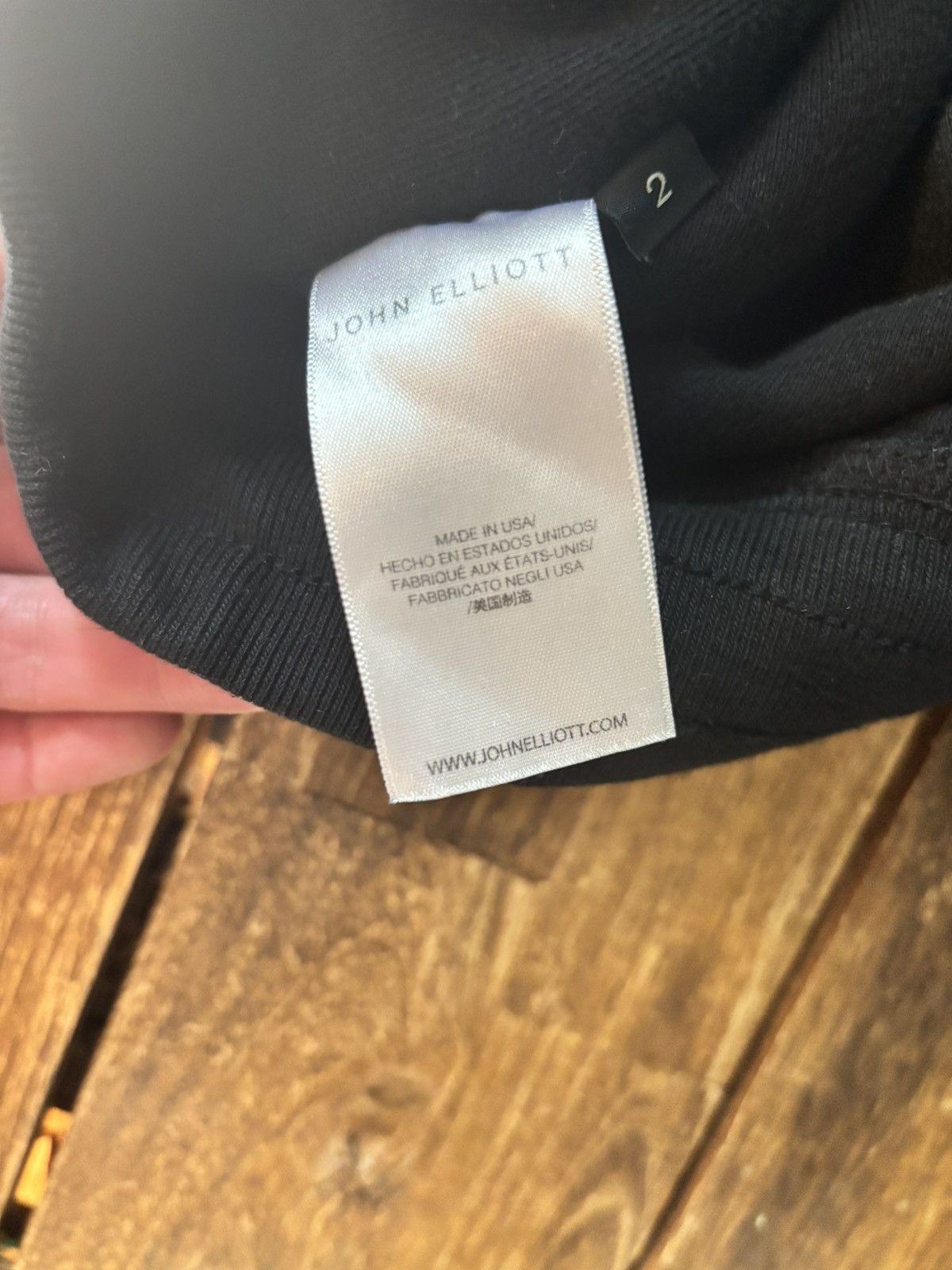 John Elliott John Elliott Black Slab frame Terry sweatpants sz Medium Size US 32 / EU 48 - 4 Thumbnail