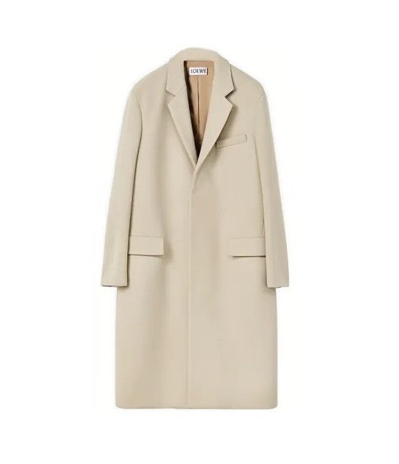 Loewe Loewe light beige wool coat 48 Size US M / EU 48-50 / 2 - 1 Thumbnail