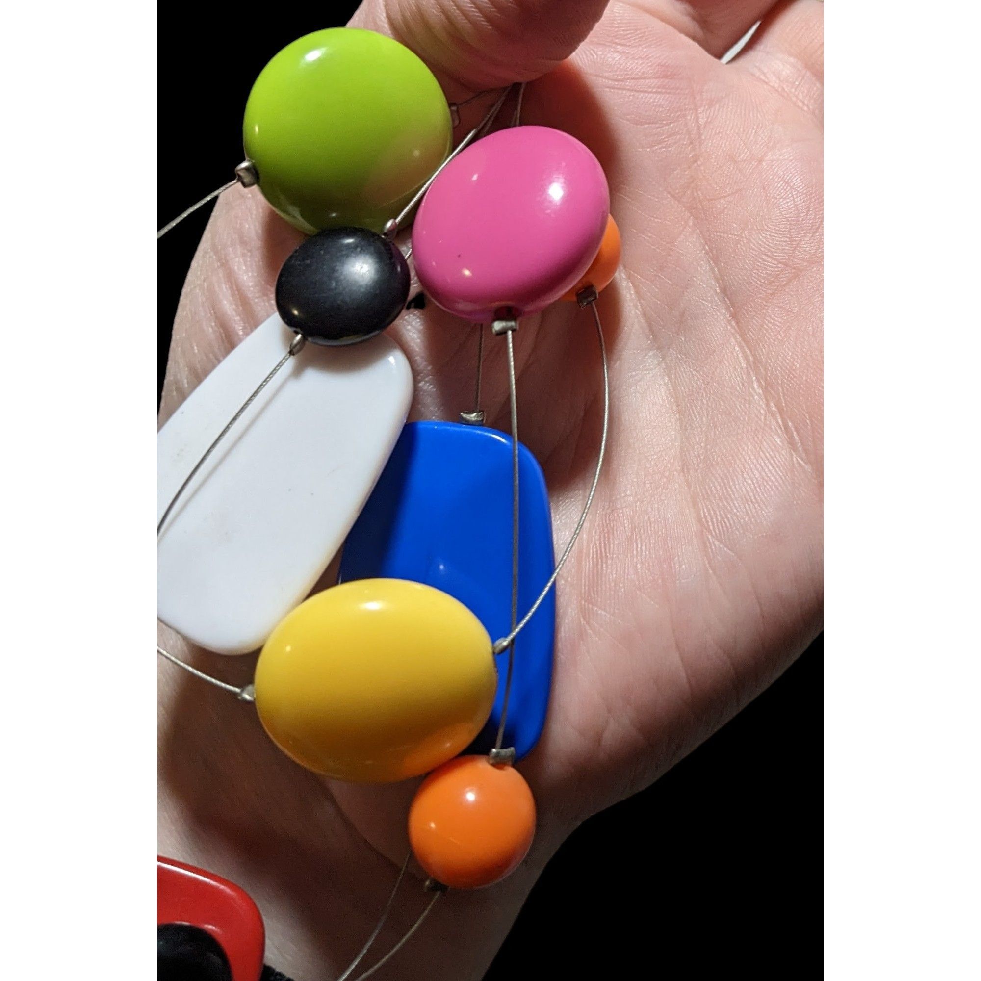 Other Rainbow Gemmed Floating Necklace Size ONE SIZE - 5 Thumbnail