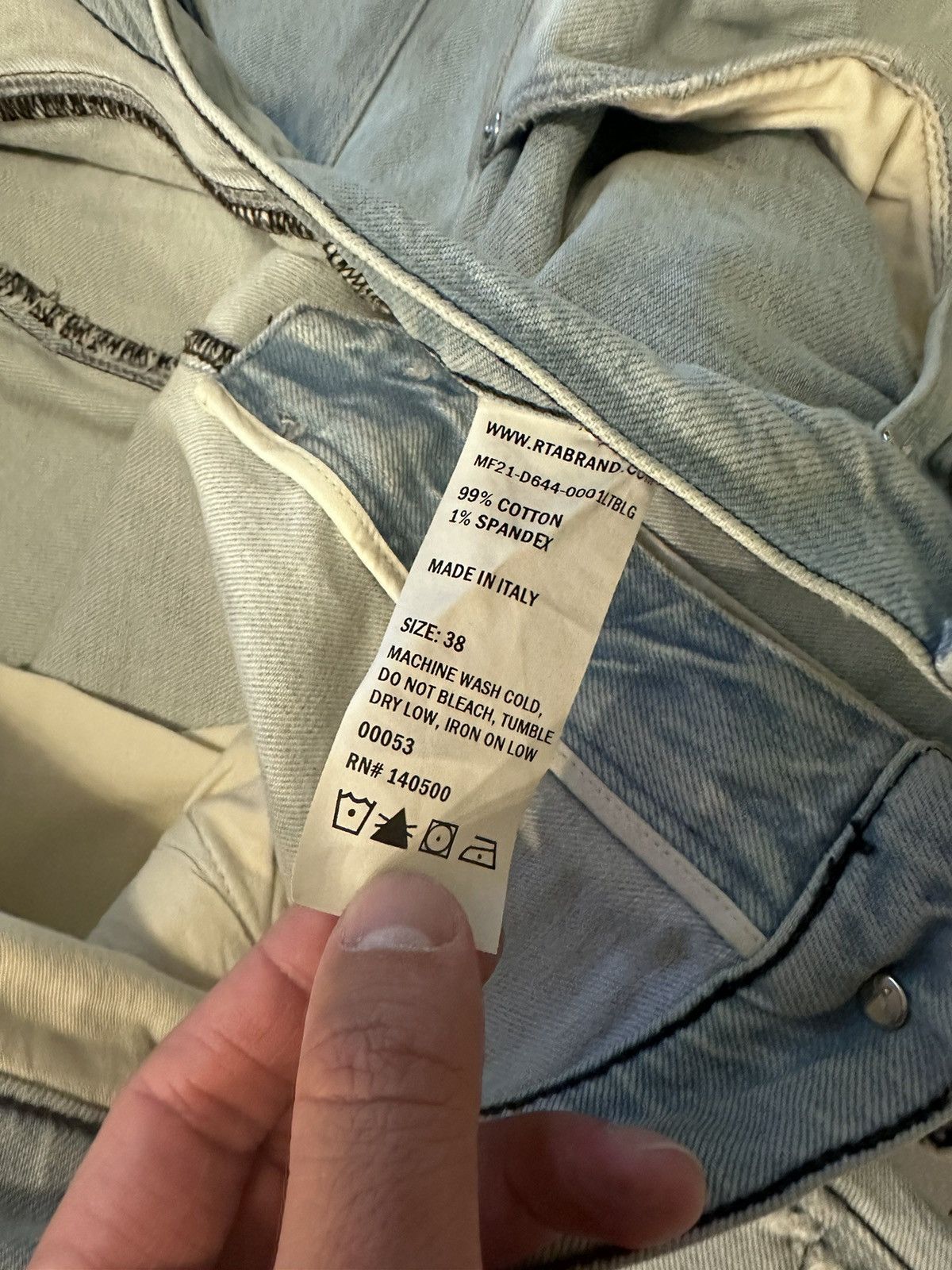 Rta RTA Jeans Size US 36 / EU 52 - 11 Thumbnail