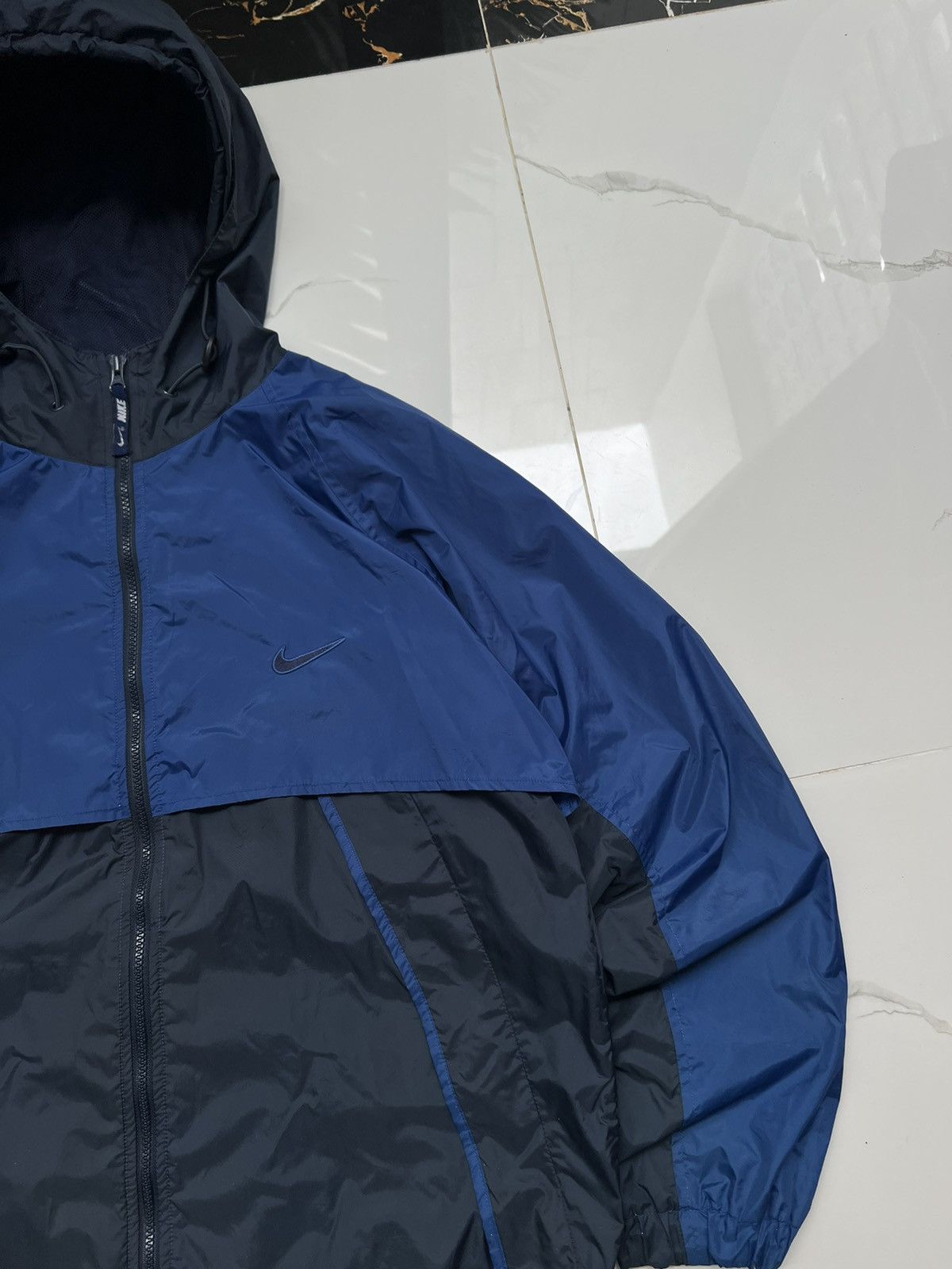 Nike × Vintage 90’s NIKE RETRO RARE SWOOSH LOGO Y2K TRACK JACKET GORPCORE Size US L / EU 52-54 / 3 - 2 Thumbnail