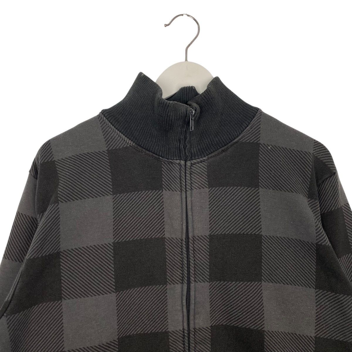 Vintage Vintage Woolrich Full Zip Sweatshirt Heavy Cotton Checked Size US M / EU 48-50 / 2 - 4 Thumbnail