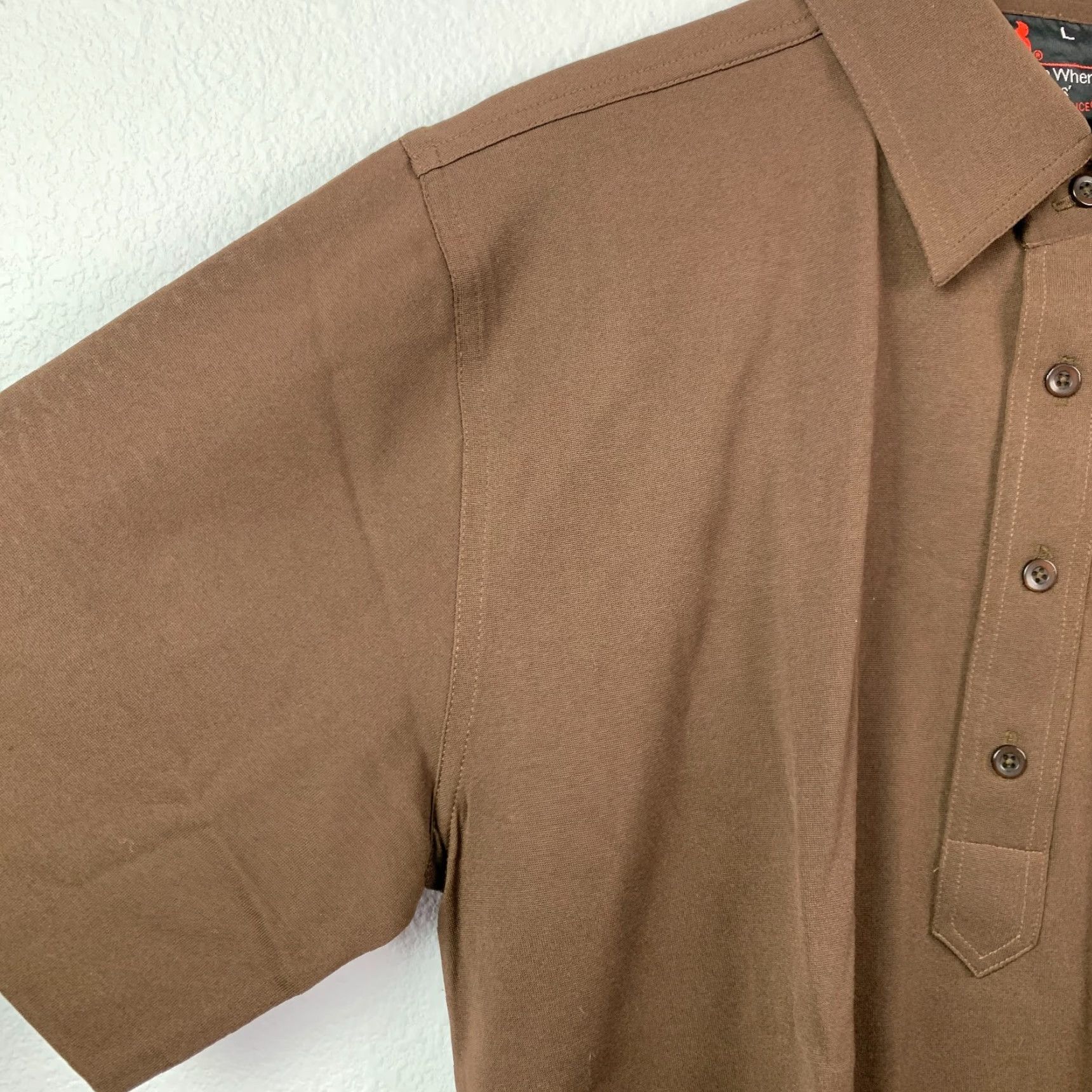 Vintage **Vintage 90s Preppy Robert Bruce Brown Large Polo** User: Vintage 90s Preppy Robert Bruce Brown Large Polo Size US L / EU 52-54 / 3 - 2 Thumbnail