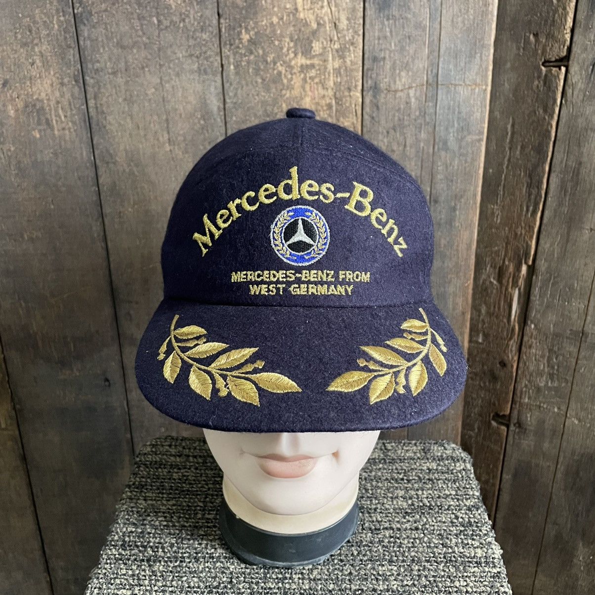 Mercedes-Benz × Vintage Vintage Mercedez Benz 7panel Wool hat Size ONE SIZE - 1 Thumbnail
