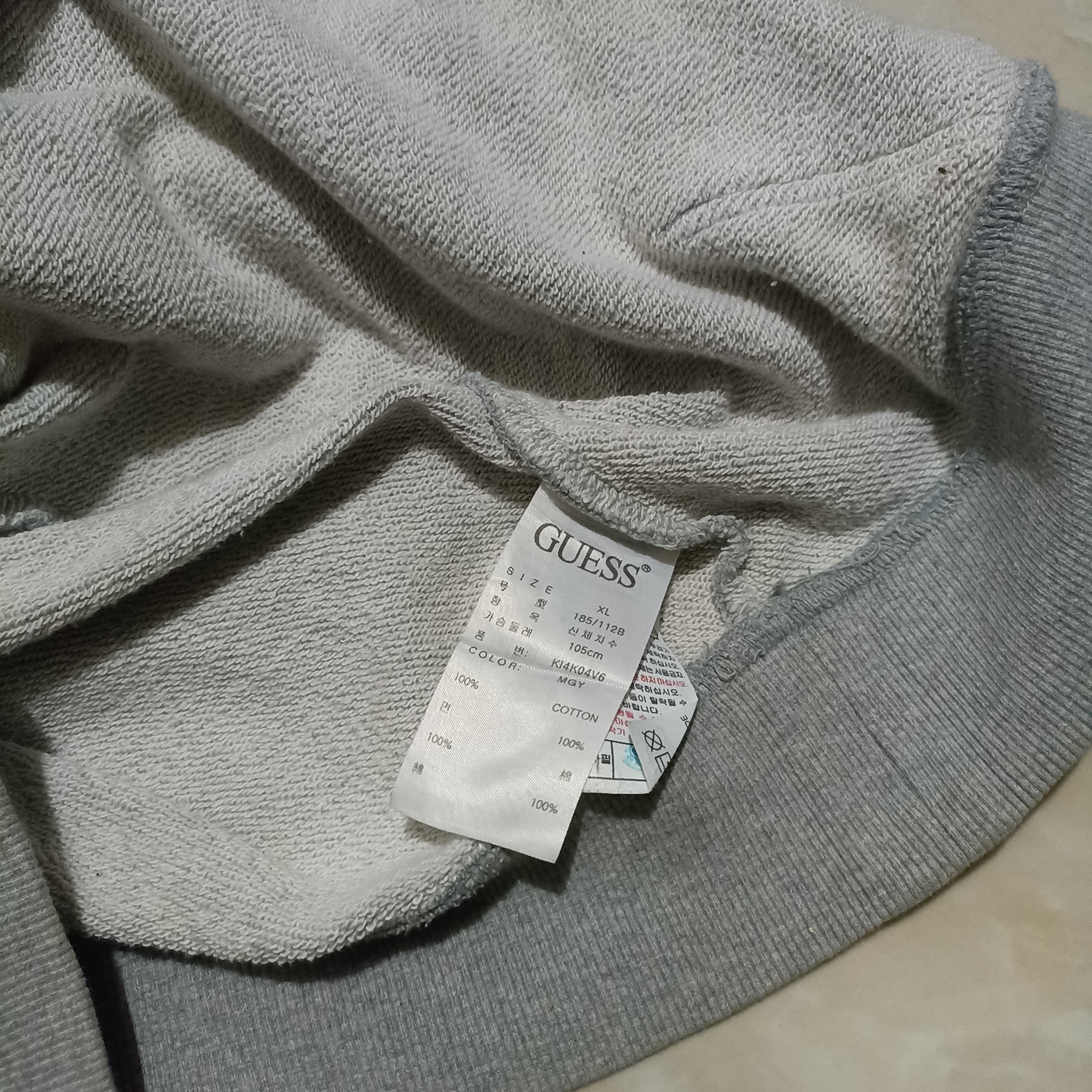 Guess Hoodie Guess 3d U.S.A Washed Size US XL / EU 56 / 4 - 6 Thumbnail