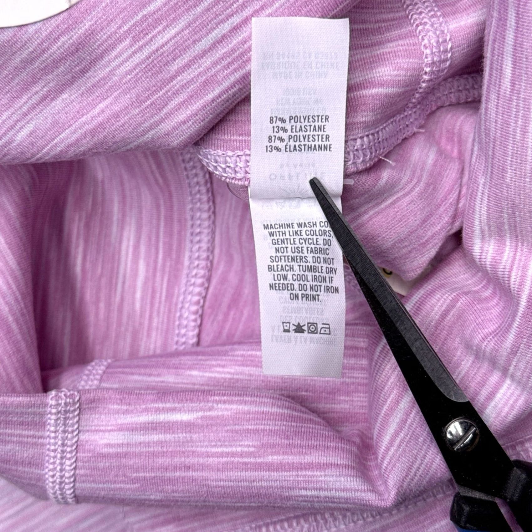 Vintage Offline Leggings Womens Small Short Pink High Rise Stretch New Size 28" / US 6 / IT 42 - 7 Thumbnail