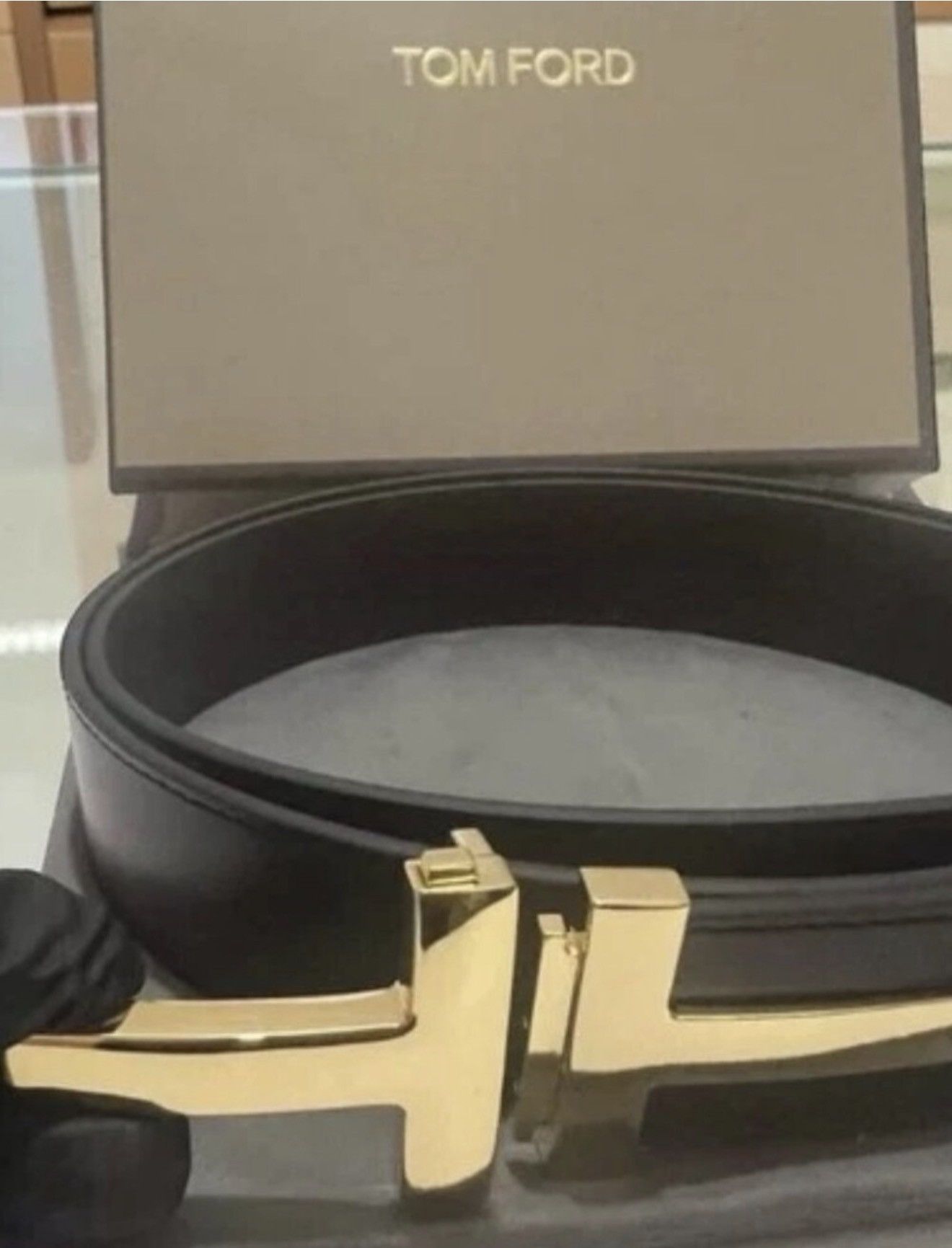 Tom Ford Tom Ford Smooth Leather TT Size ONE SIZE - 3 Thumbnail