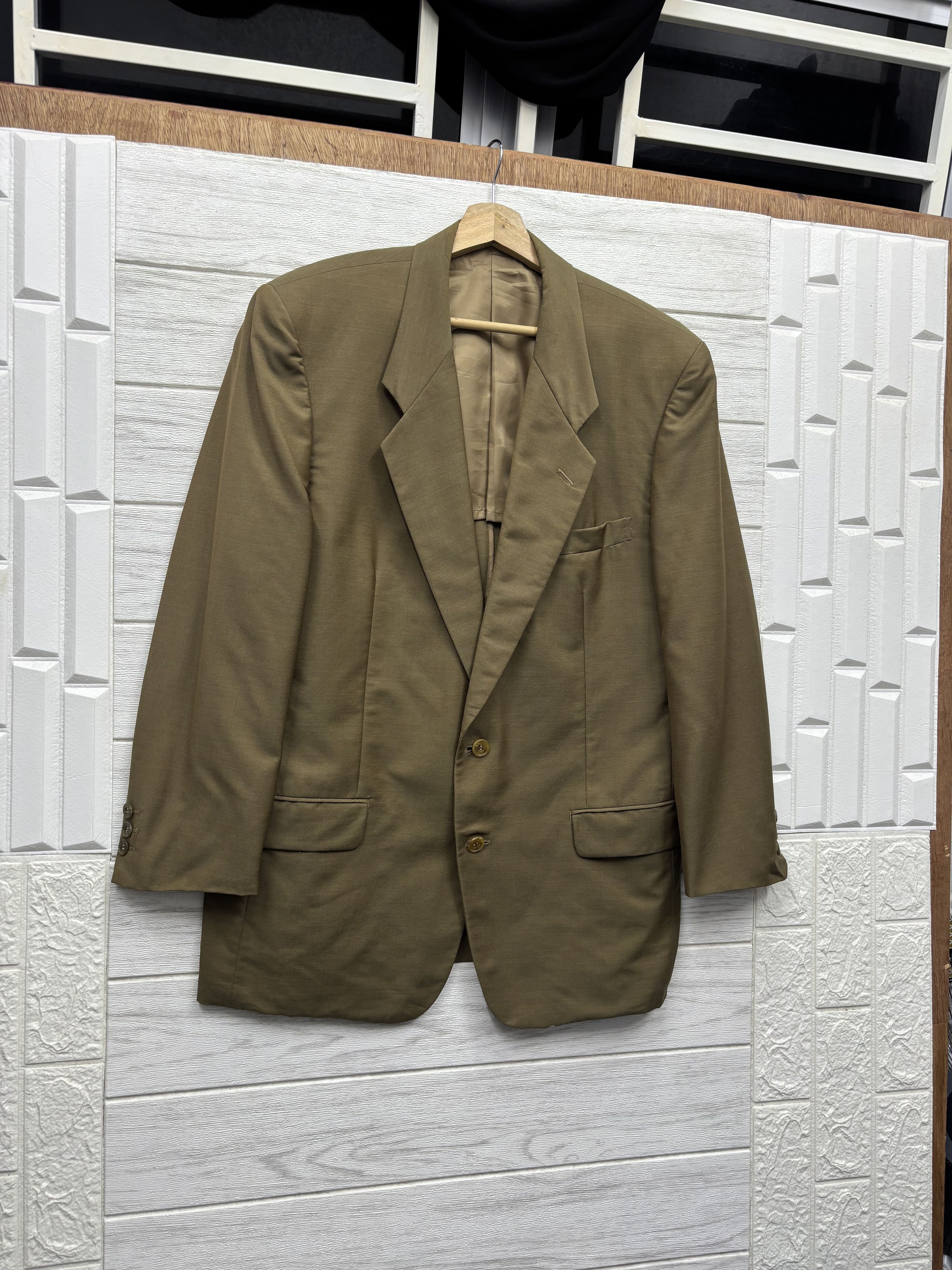 Japanese Brand × Vintage × Yves Saint Laurent 🔥VINTAGE YSL YVES SAINT LAURENT BLAZER COAT JACKET Size 48R - 2 Thumbnail