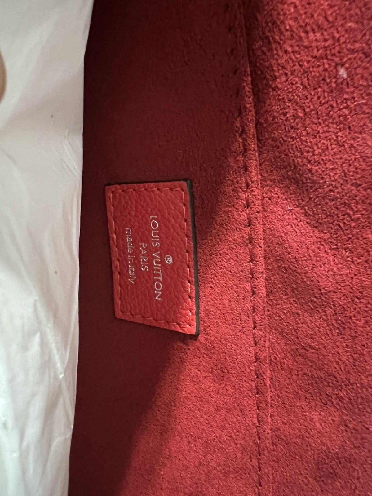 Louis Vuitton Red Louis Vuitton hand bag Size ONE SIZE - 3 Thumbnail