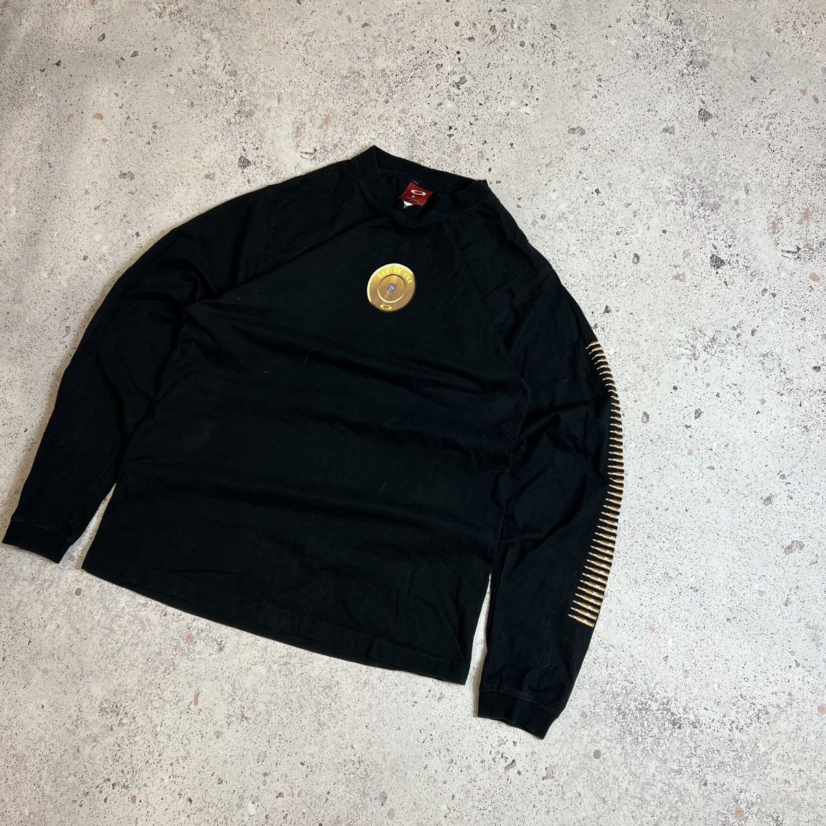 Oakley Vintage 00s Oakley USA Big Logo Bullet Avantgarde Skate Long Size US L / EU 52-54 / 3 - 2 Thumbnail