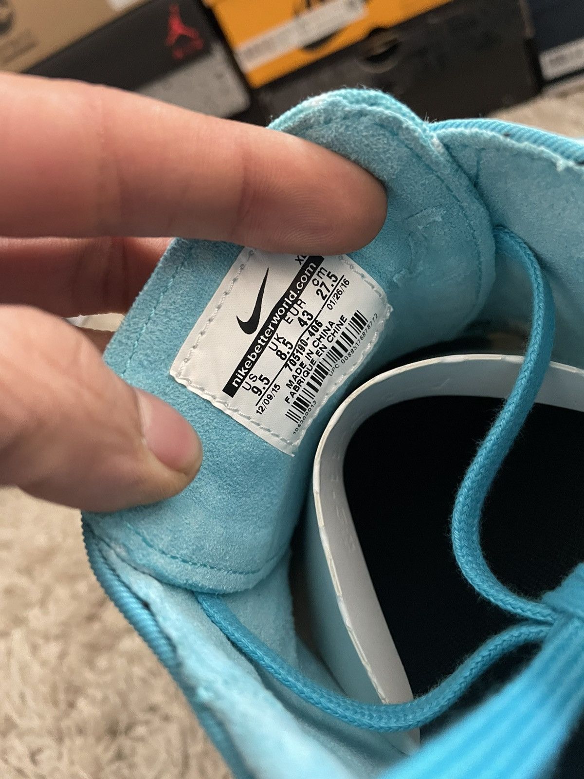 Nike SB Nike Zoom Stefan Janoski CNVS PRM Blue Size US 9.5 / EU 42-43 - 7 Thumbnail