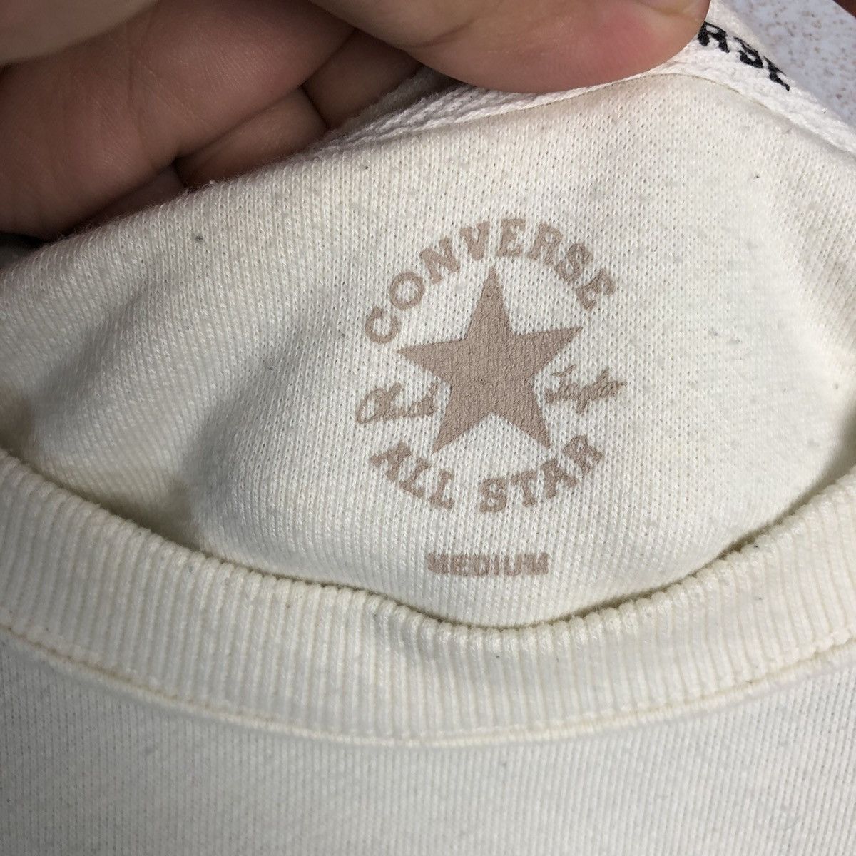 Converse × Vintage Converse All Star vintage White Sweatshirt #7524 Size US M / EU 48-50 / 2 - 11 Thumbnail