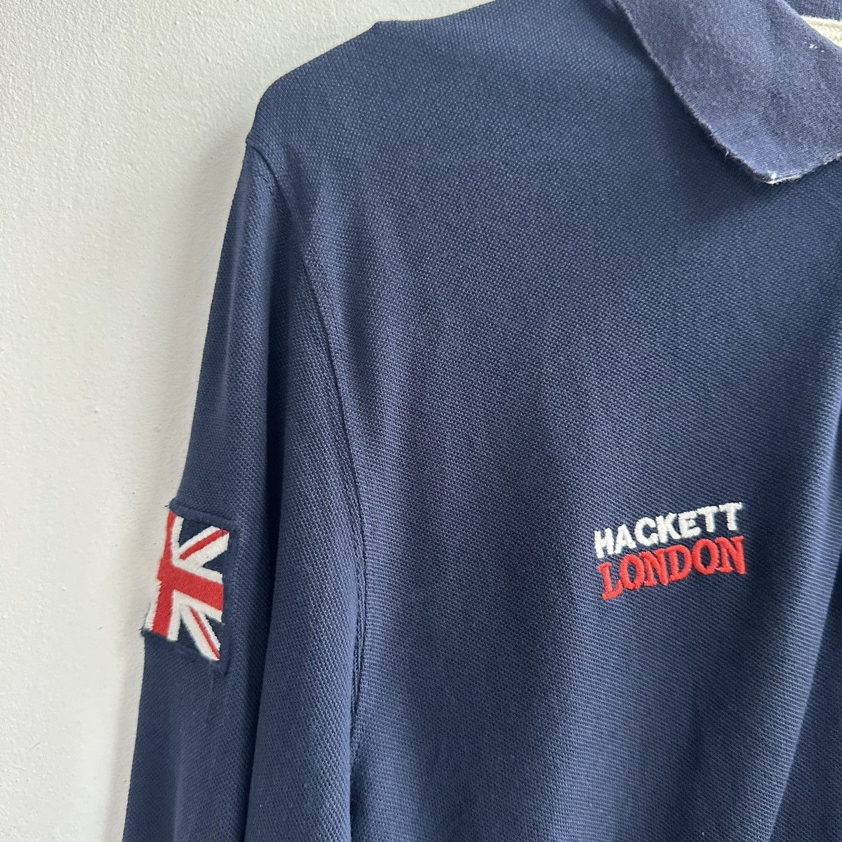 Hackett × Vintage HACKETT ASTON MARTIN VINTAGE GREAT BRITAIN RUGBY POLO LONG Size US XL / EU 56 / 4 - 13 Thumbnail