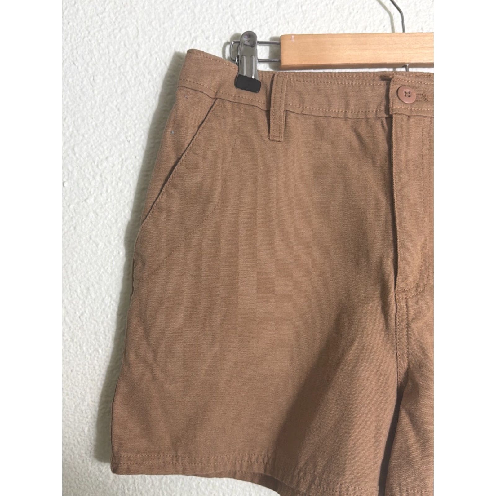 Vans VANS Carpenter Shorts Womens 28x3.5 Duck Brown Utility Workwear Casual Shirt? Size 28" / US 6 / IT 42 - 3 Thumbnail