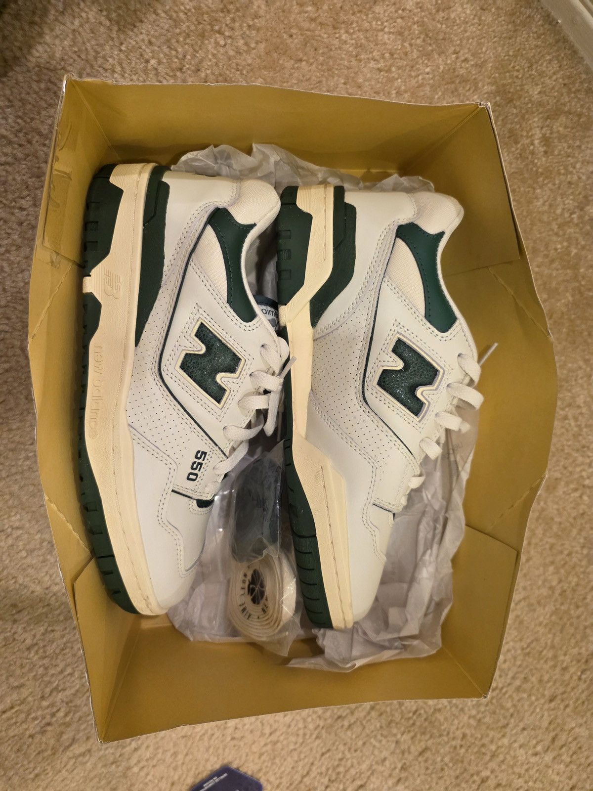 Aime Leon Dore × New Balance New balance 550 Aime Leon dore natural green white cream 8 Size US 8 / EU 41 - 2 Thumbnail