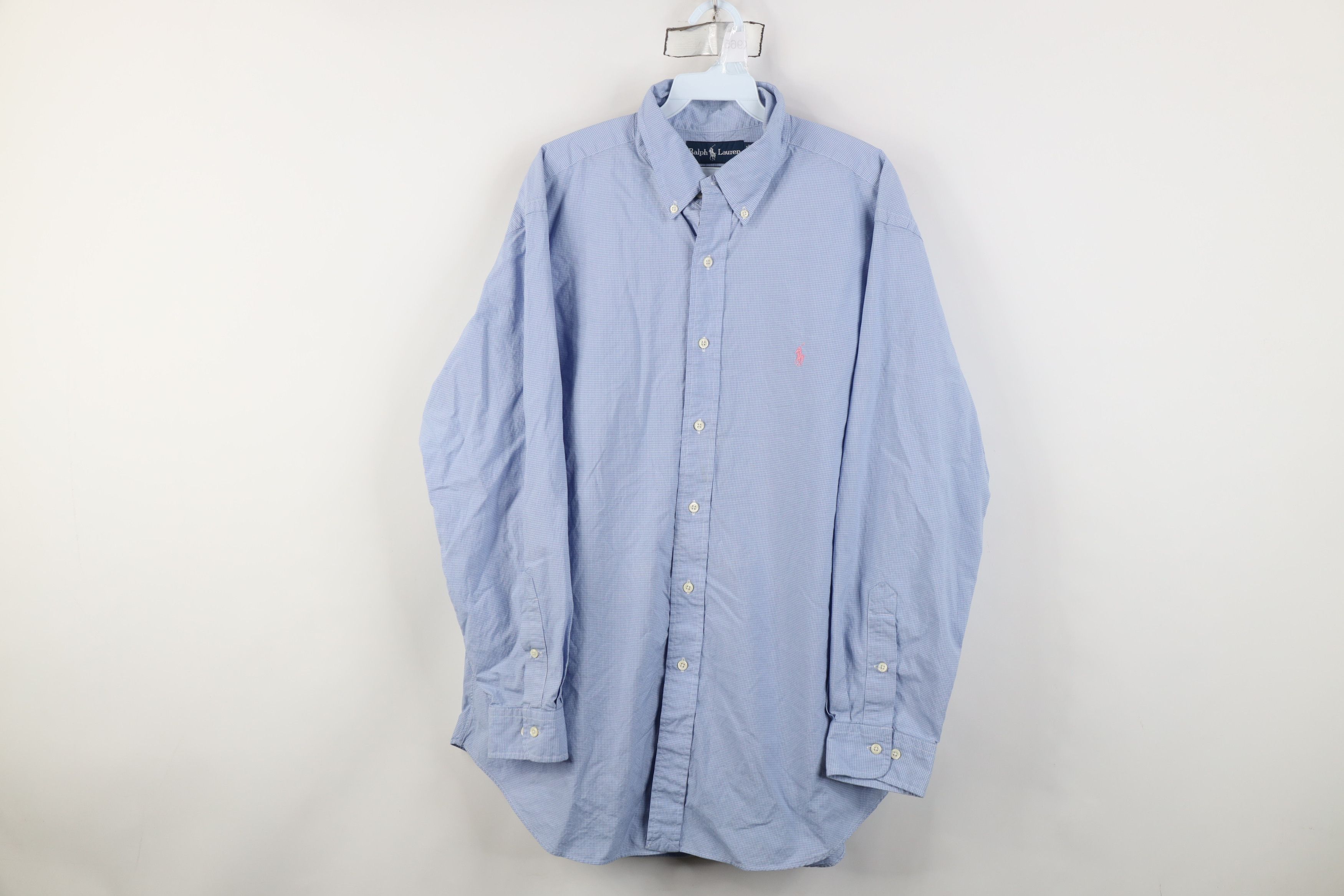 Ralph Lauren Vintage 90s Ralph Lauren Fit Collared Button Down Shirt Size US M / EU 48-50 / 2 - 1 Thumbnail