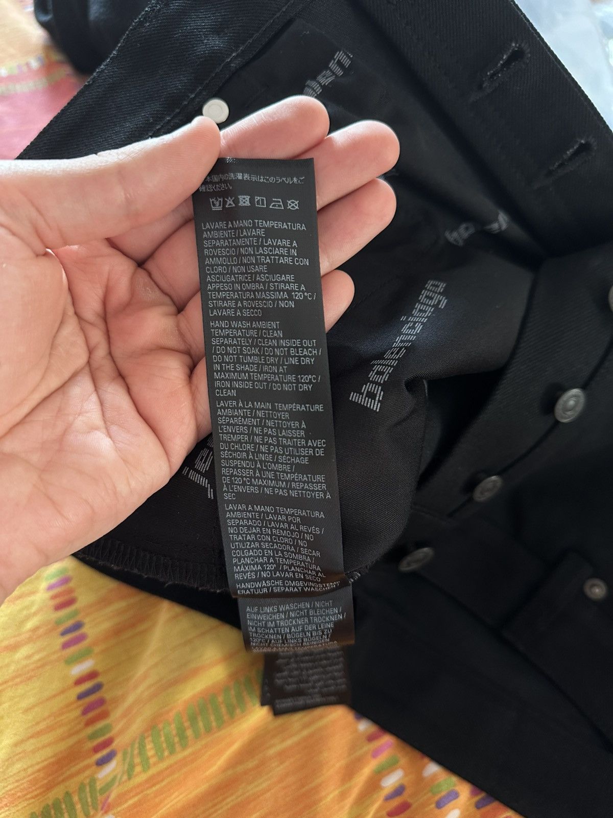 Balenciaga [34] 1390$ Spring26 Japanese Curved Knee denim pants Size US 34 / EU 50 - 16 Thumbnail