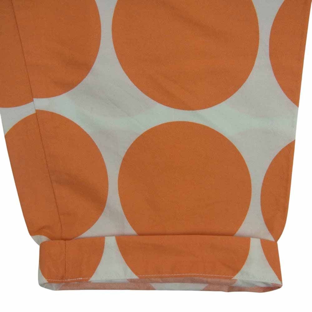 Comme des Garcons Homme Plus Easy Pants Polka dot drawstring cotton full length Orange Size US 28 / EU 44 - 3 Thumbnail