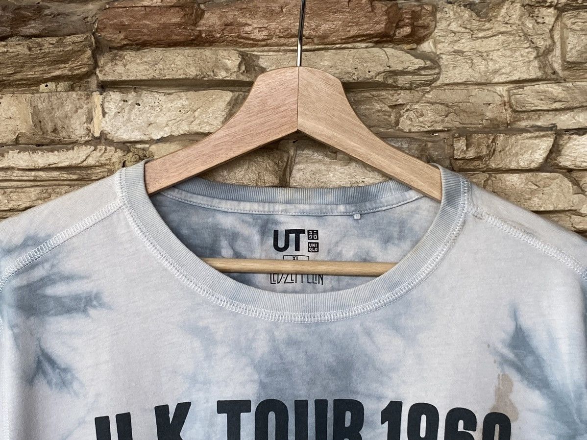 Band Tees Led Zeppelin UK Tour 1969 x Uniqlo Tie Dye Band Tees Size US XL / EU 56 / 4 - 5 Thumbnail