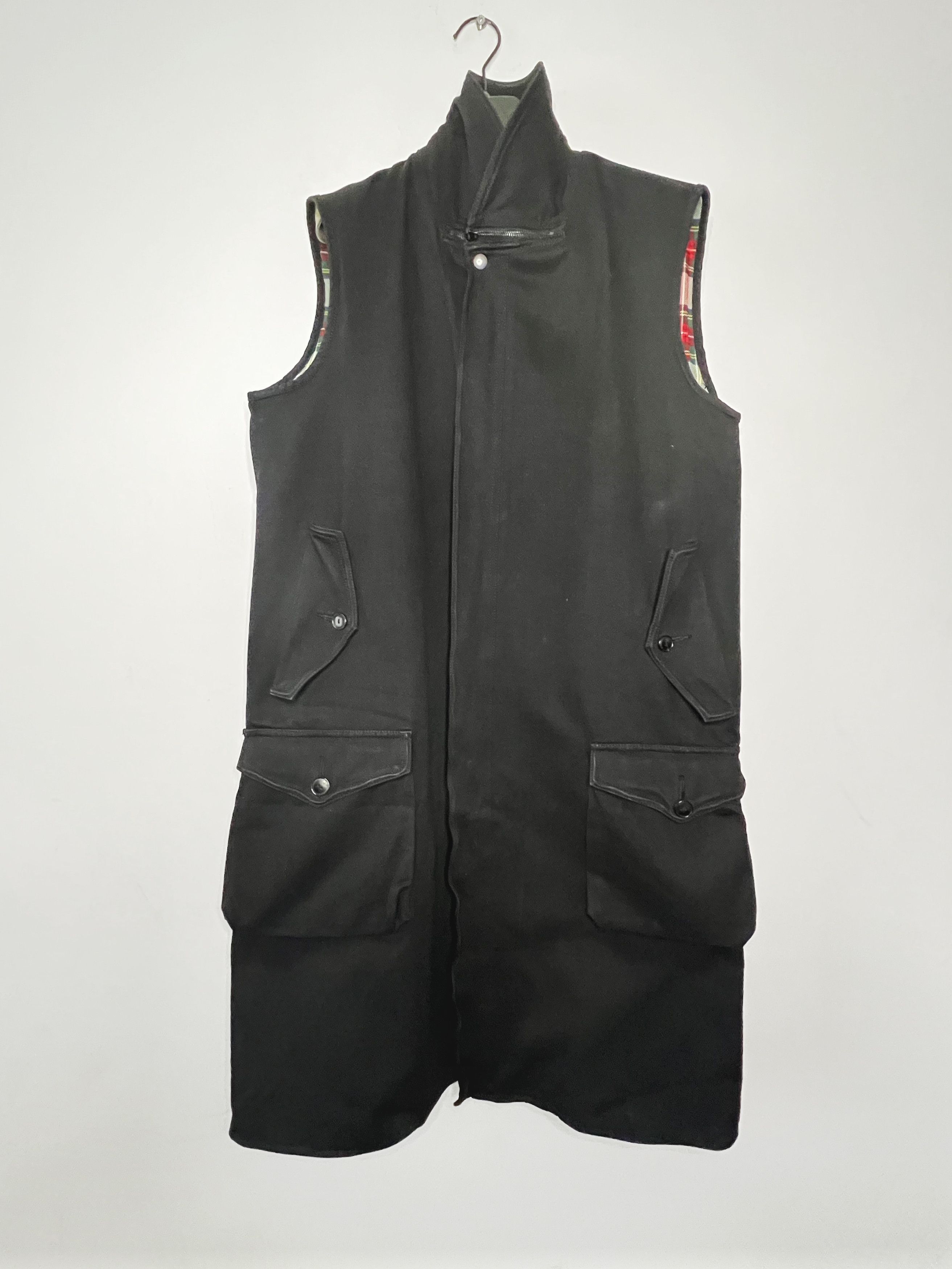 Number (N)ine Runway SS05 "Night Crawler"Sleeveless Trench Vest Size US L / EU 52-54 / 3 - 12 Thumbnail