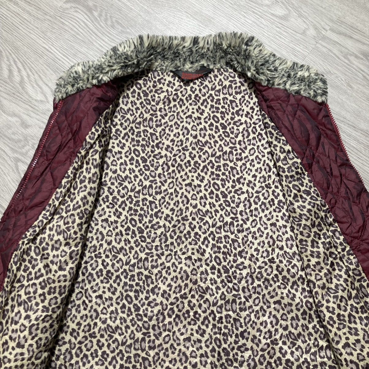 If Six Was Nine 2000s Ramlossa Puffer Inner Leopard Motif Vest Red Lgb Size US L / EU 52-54 / 3 - 9 Thumbnail