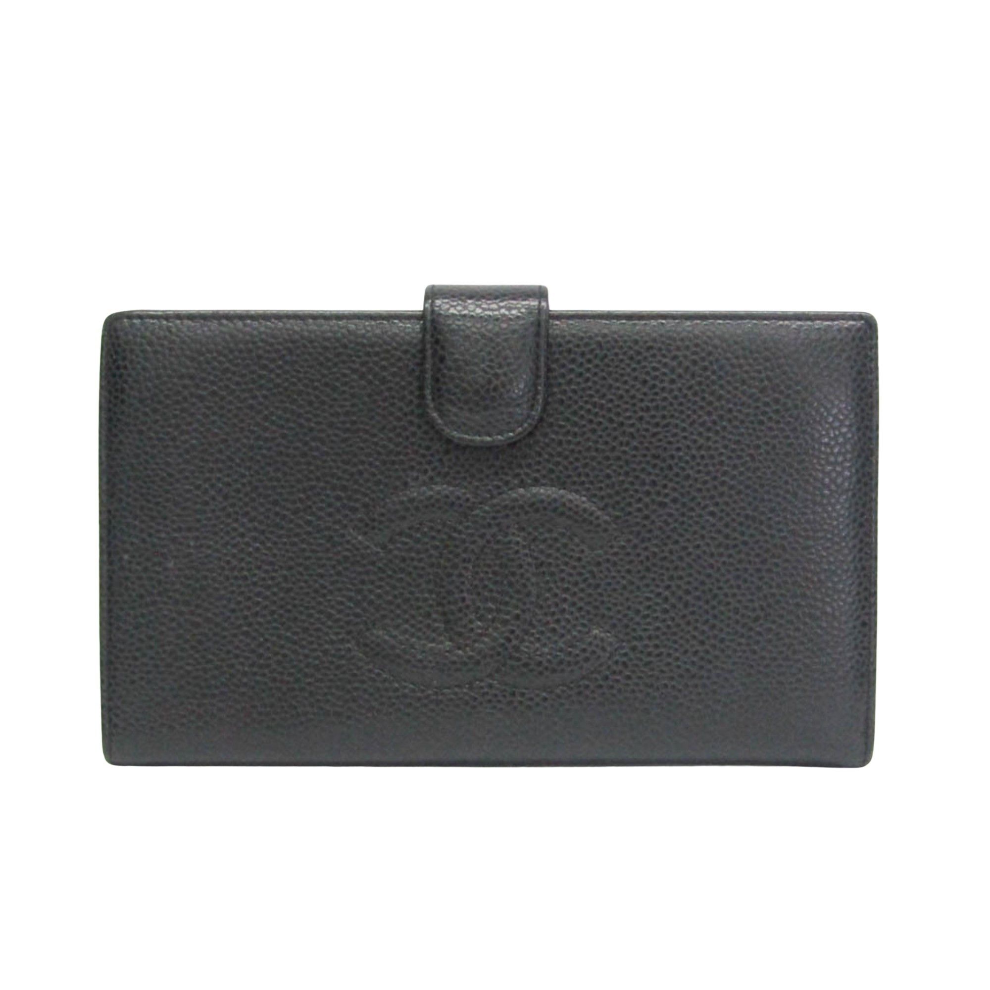 Chanel Black Leather Wallet (Pre-Owned) Size ONE SIZE - 1 Thumbnail