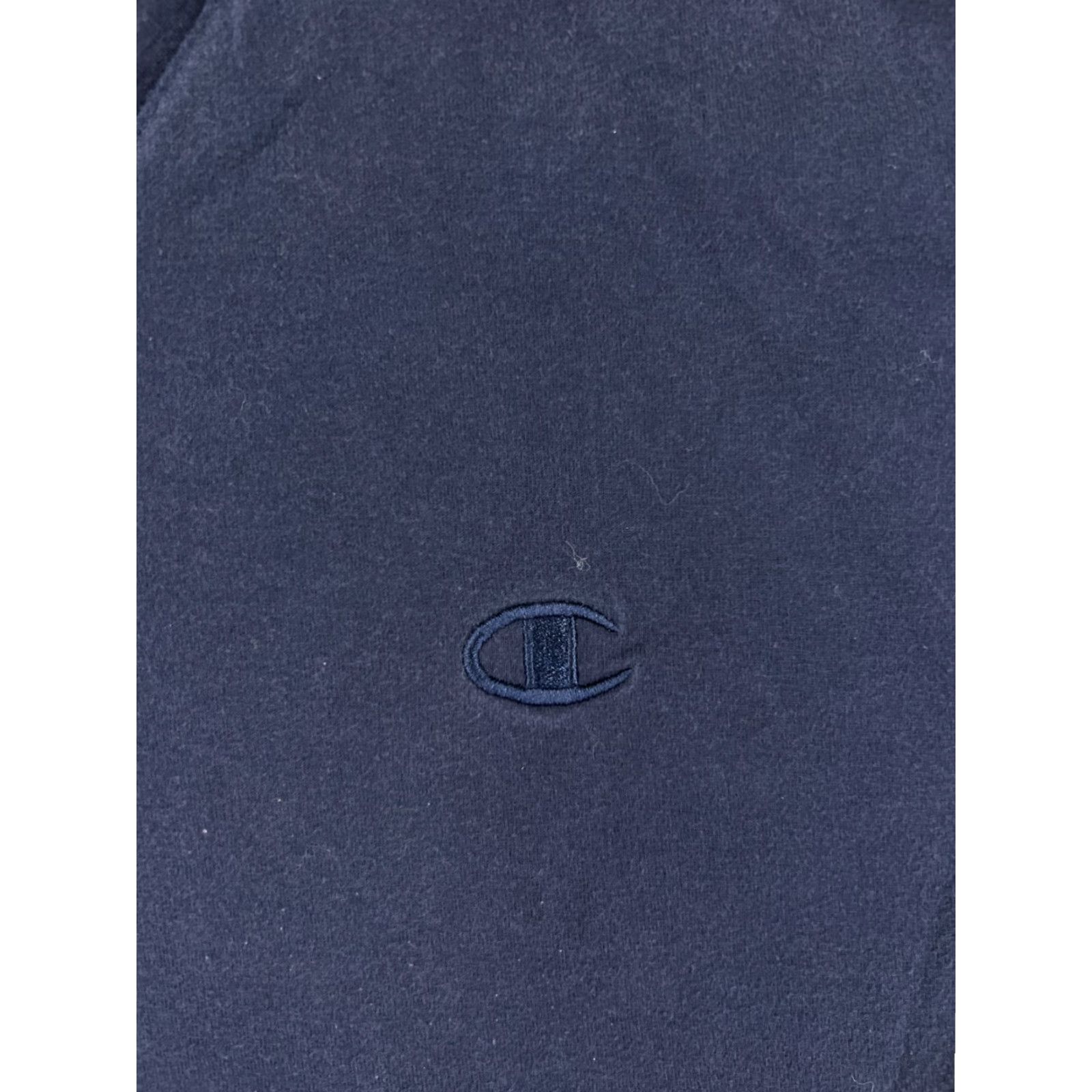 Champion Champion Shirt Men M Blue Embroidered Logo Short Sleeve V-Neck Cotton Jersey - Athletic Fit, - 90s/Logo/Sports Theme - Mens Size US M / EU 48-50 / 2 - 4 Thumbnail