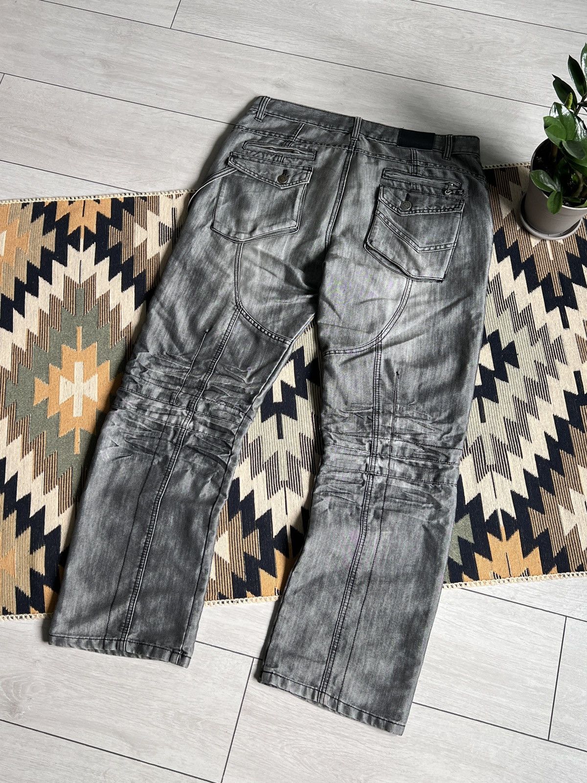 No Fear Vintage No Fear Baggy Y2K Denim Pants Size US 34 / EU 50 - 3 Thumbnail