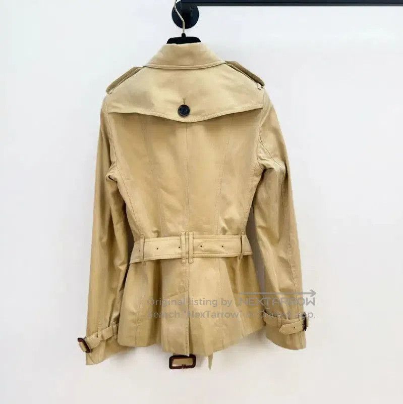 Burberry Burberry Spring Autumn Khaki Women's Trench Coat. Size S / US 4 / IT 40 - 2 Thumbnail