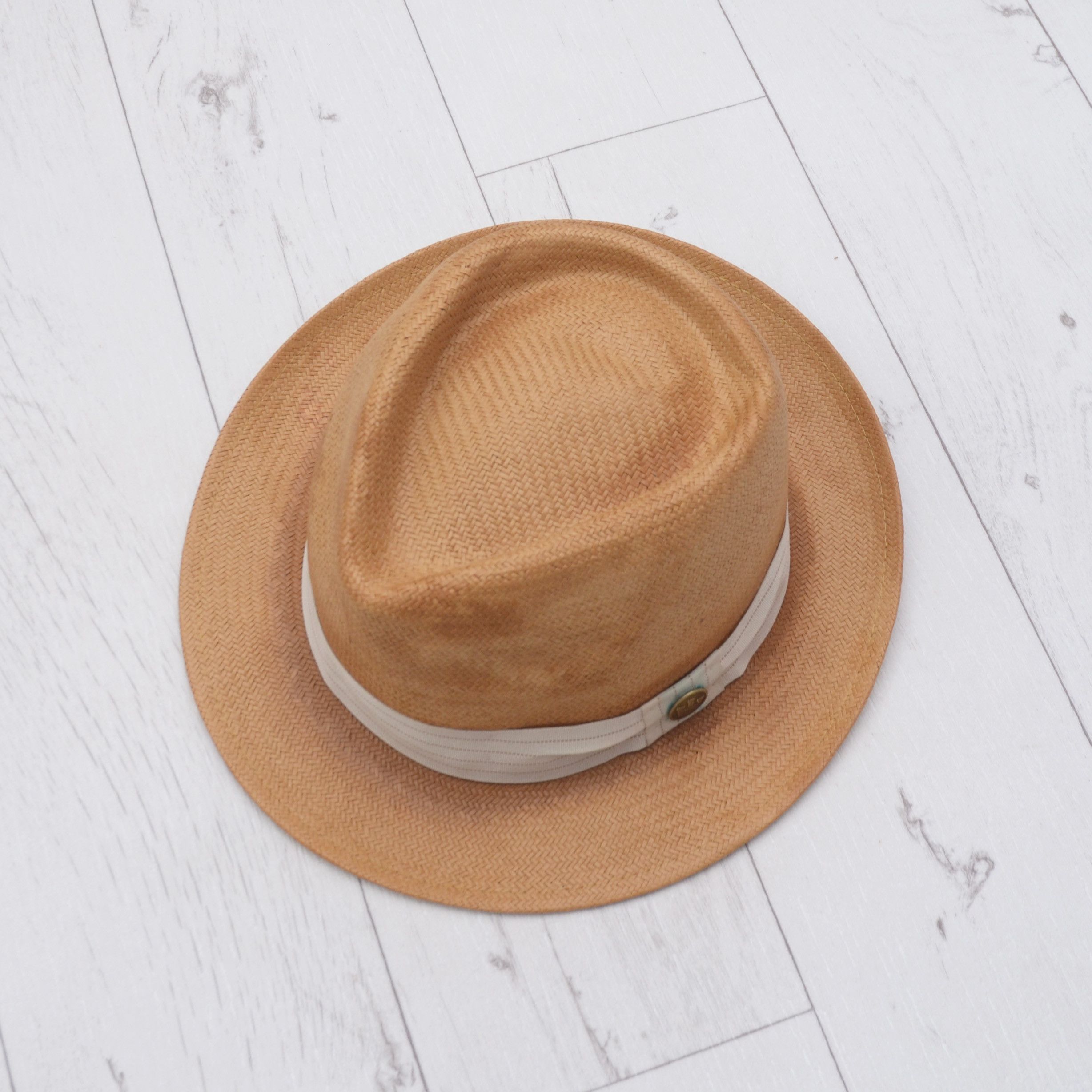 Goorin Bros. Goorin Bros Panama Hat Straw Fedora Ribbon 100% Paper Size ONE SIZE - 2 Thumbnail