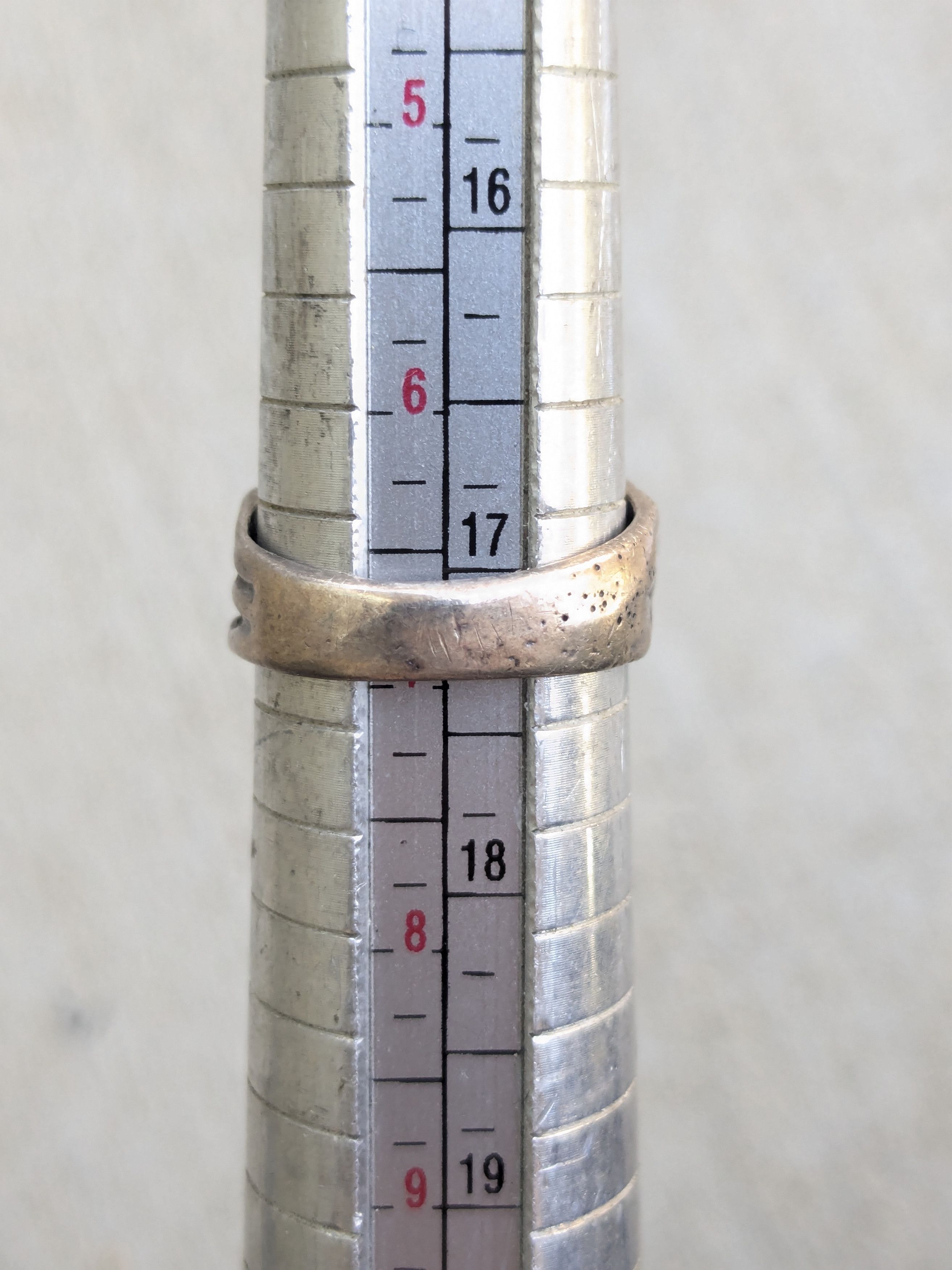 Jewelry Vintage Sterling Silver Ring Nugget 6.75 Modern Brutalist Size ONE SIZE - 12 Thumbnail