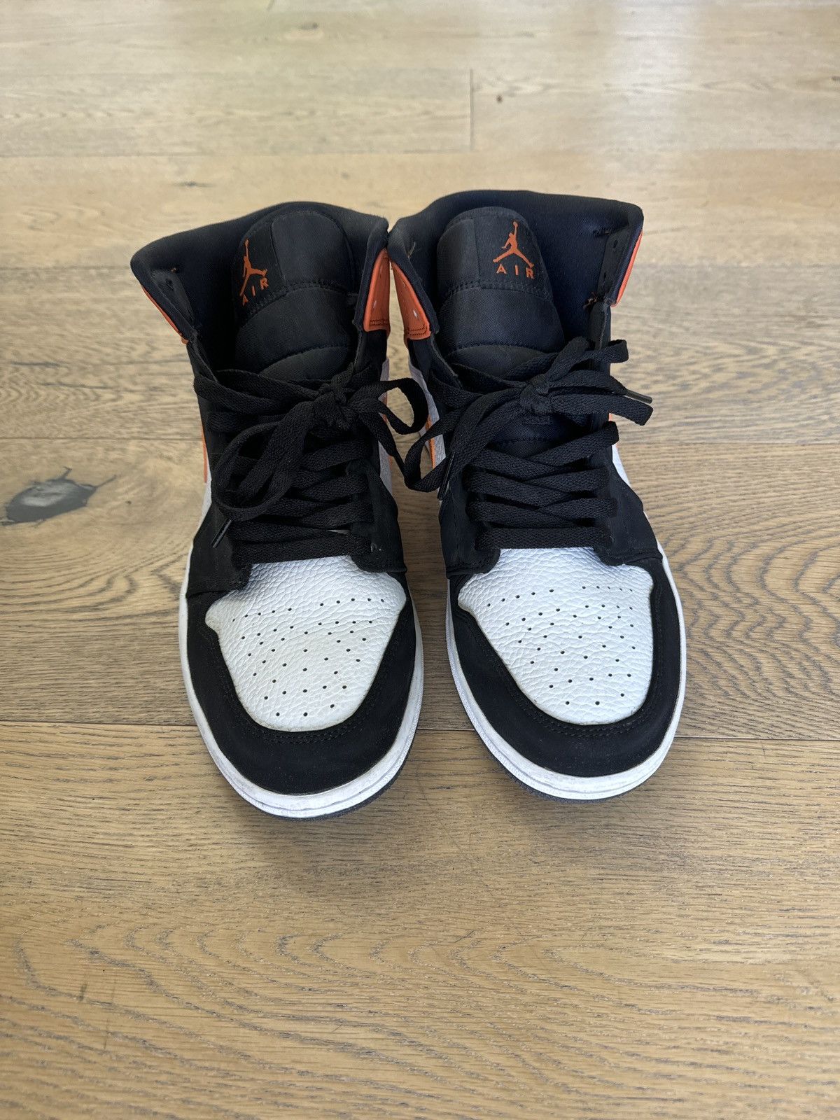image of Nike Jordan 1 Backboard Shoes in Orange, Men's (Size 10.5)