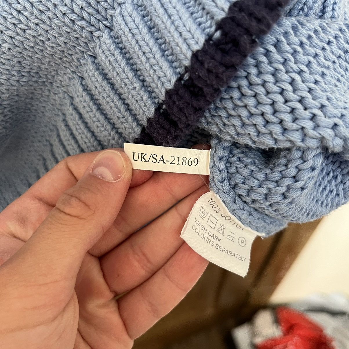 Yves Saint Laurent Blue YSL Sweater Knit Size US XL / EU 56 / 4 - 5 Thumbnail