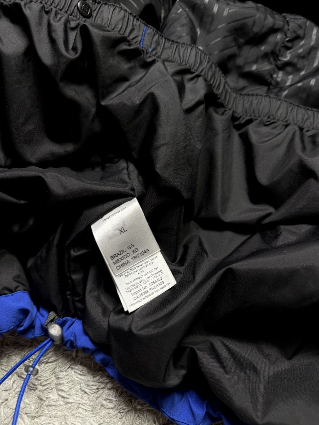 Salomon Gore-tex Solomon Jacket Outdoor Waterproof Puffer Logo Drill Size US XL / EU 56 / 4 - 13 Thumbnail
