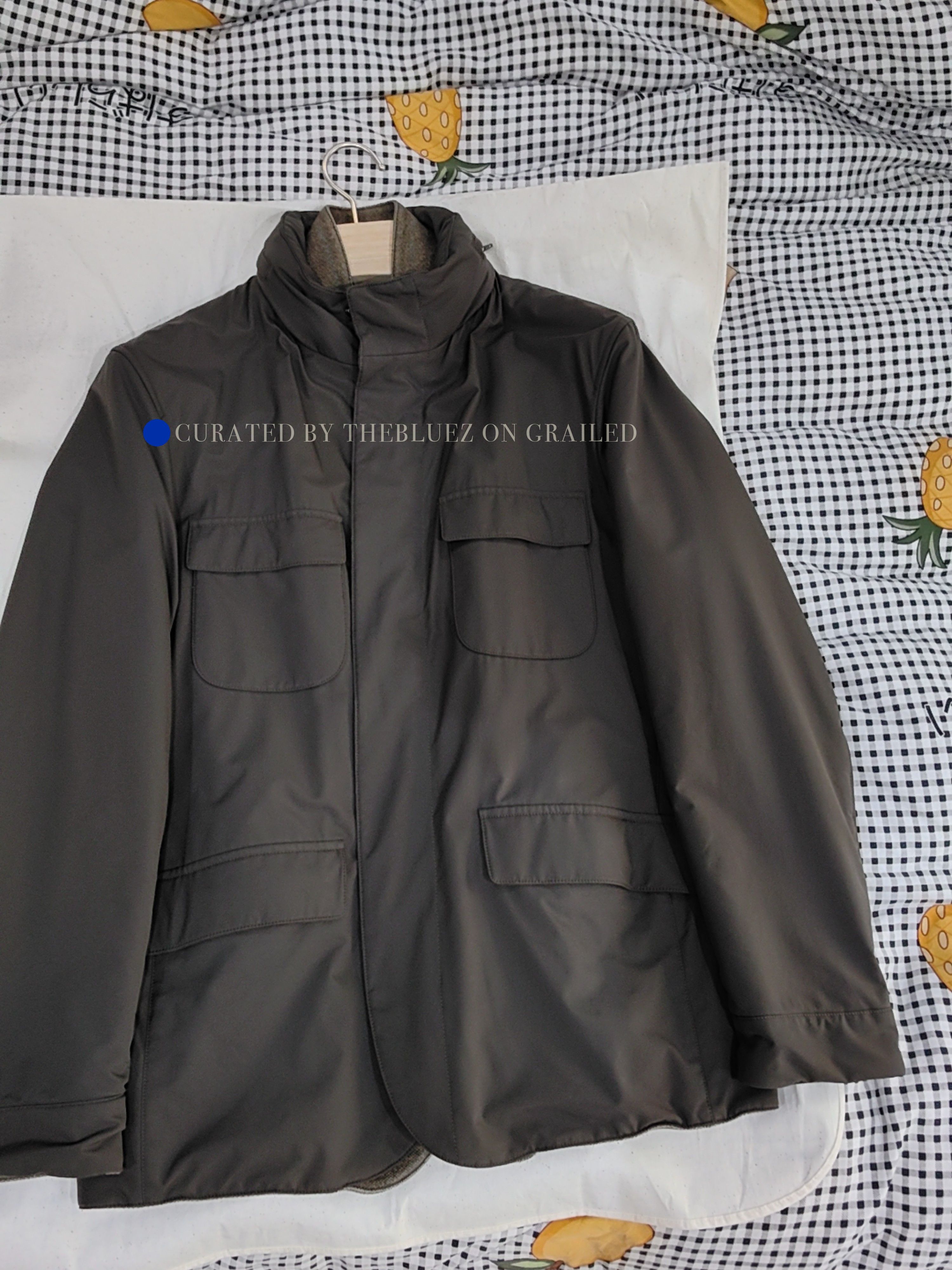 Loro Piana Brown Collared Jacket with Multiple Pockets Size M Size US M / EU 48-50 / 2 - 1 Thumbnail