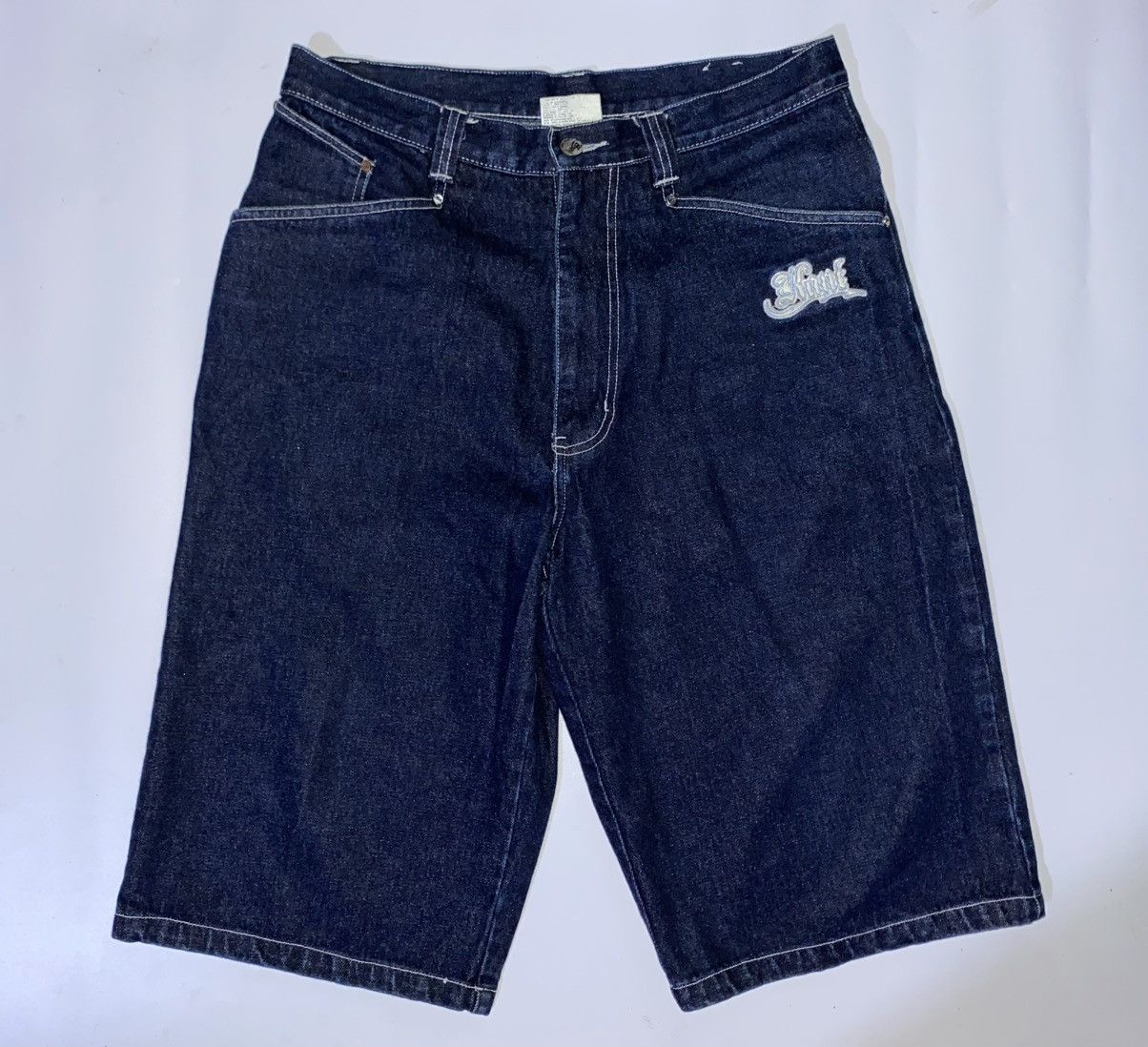 Karl Kani Vintage 90’s Karl Kani Baggy Jorts Denim Jean Size US 34 / EU 50 - 1 Thumbnail