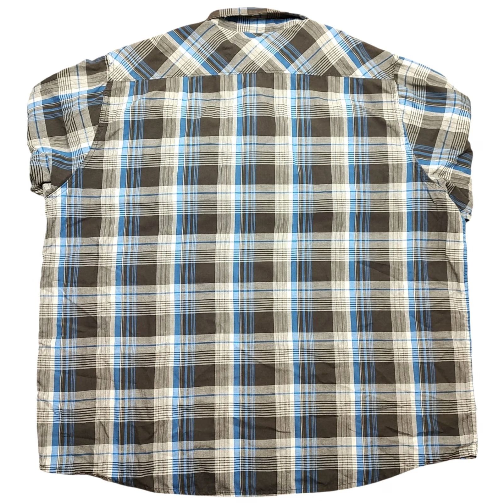 Wrangler VINTAGE Wrangler Shirt Mens 3XL Black Plaid Western Pearl Snap Cowboy Rodeo Button-Up Shirt Size US XXL / EU 58 / 5 - 3 Thumbnail